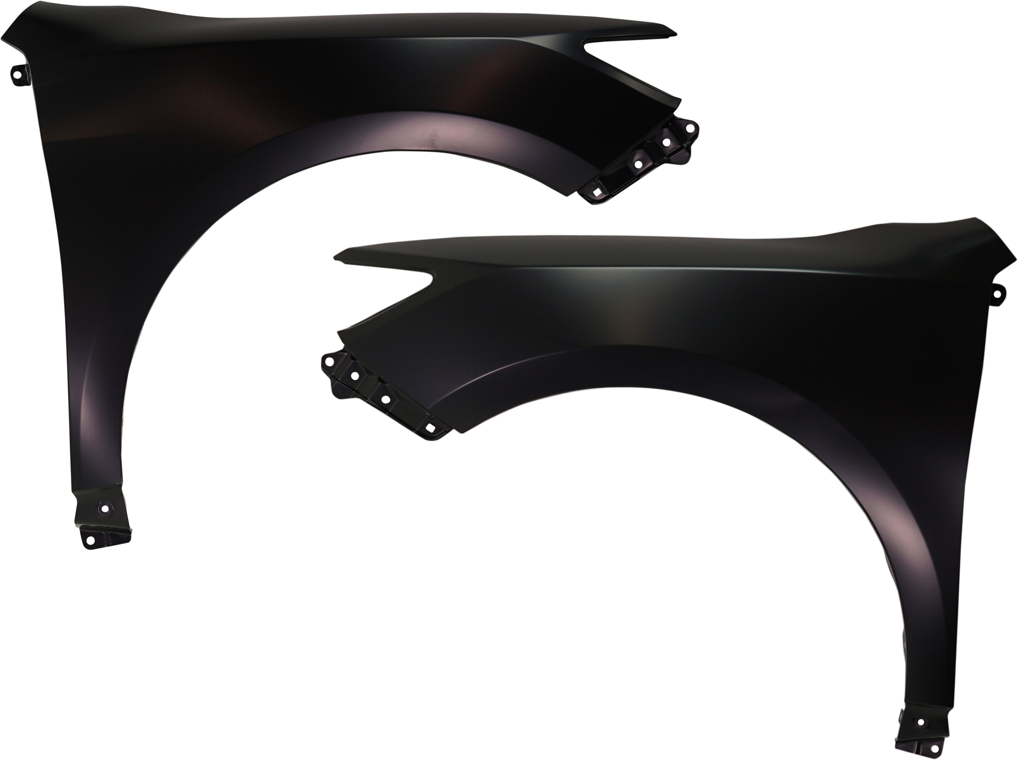 AM CAMRY 12-14 FRONT FENDER RH AND LH Primed w o Signal Lamp Hole SKU SET REPT220173 Partslink TO1241239 TO1240239 OEM 5381106140-5381206150