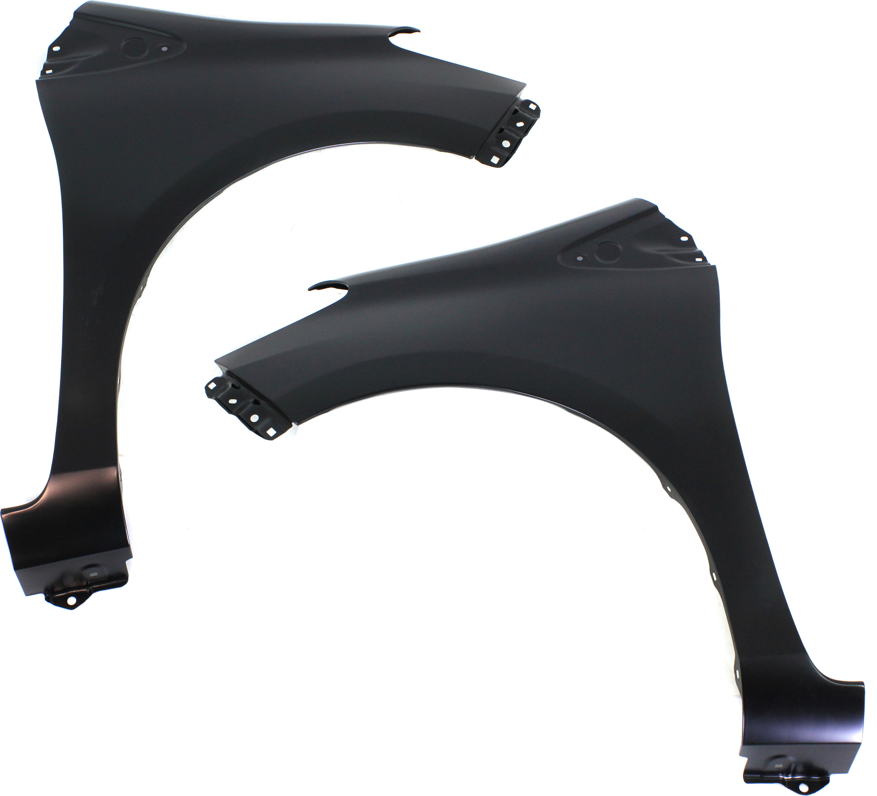 AM YARIS 12-19 FRONT FENDER RH AND LH Primed Hatchback 12-14 Japan 14-19 France Built Vehicle w o Rear Intermittent Wiper CAPA SKU SET REPT220175Q Partslink TO1241240C TO1240240C OEM 5380152200-5380252200