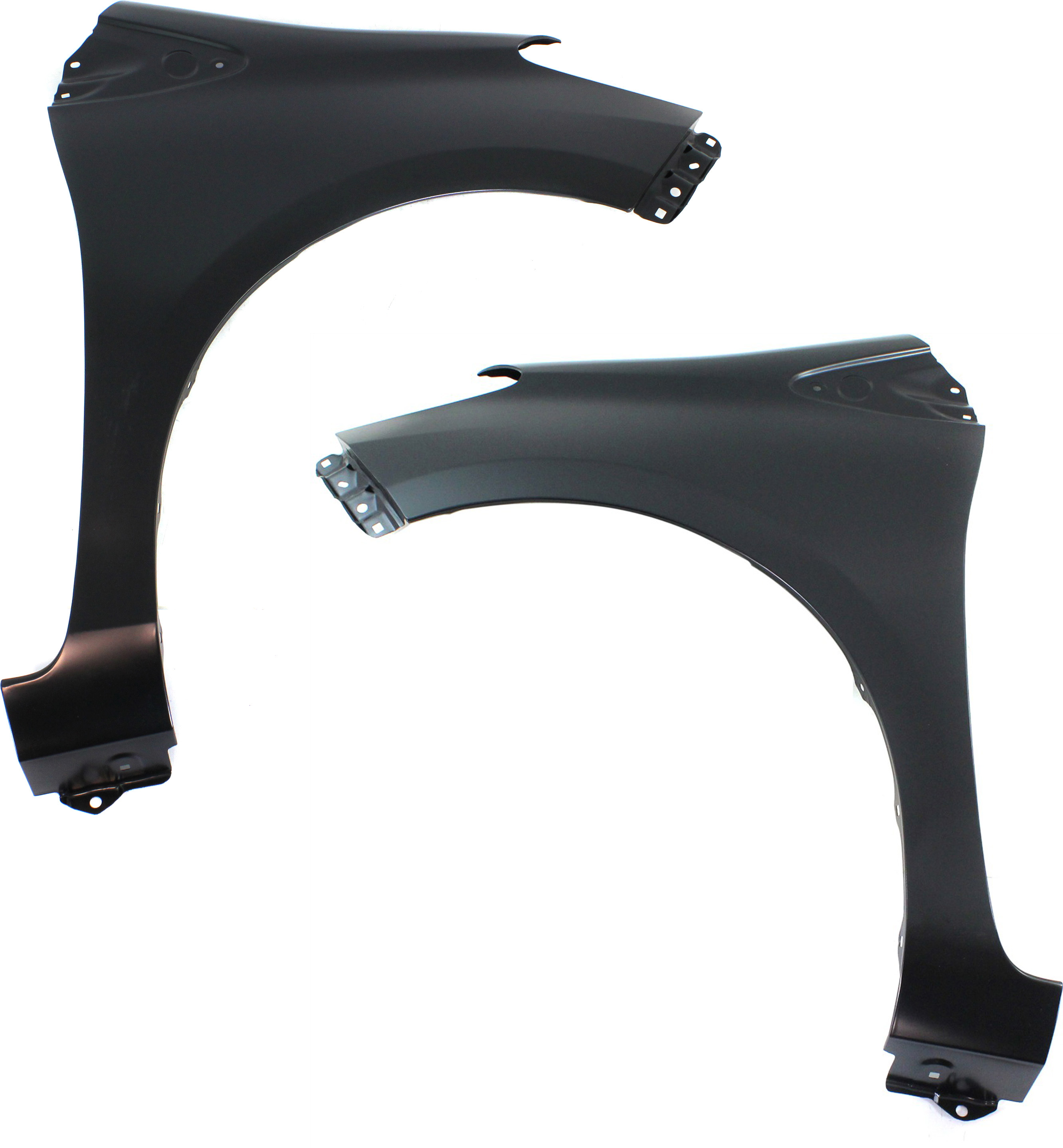 AM YARIS 12-19 FRONT FENDER RH AND LH Primed Hatchback 12-14 Japan 14-19 France Built Vehicle w o Rear Intermittent Wiper SKU SET REPT220175 Partslink TO1241240 TO1240240 OEM 5380152200-5380252200