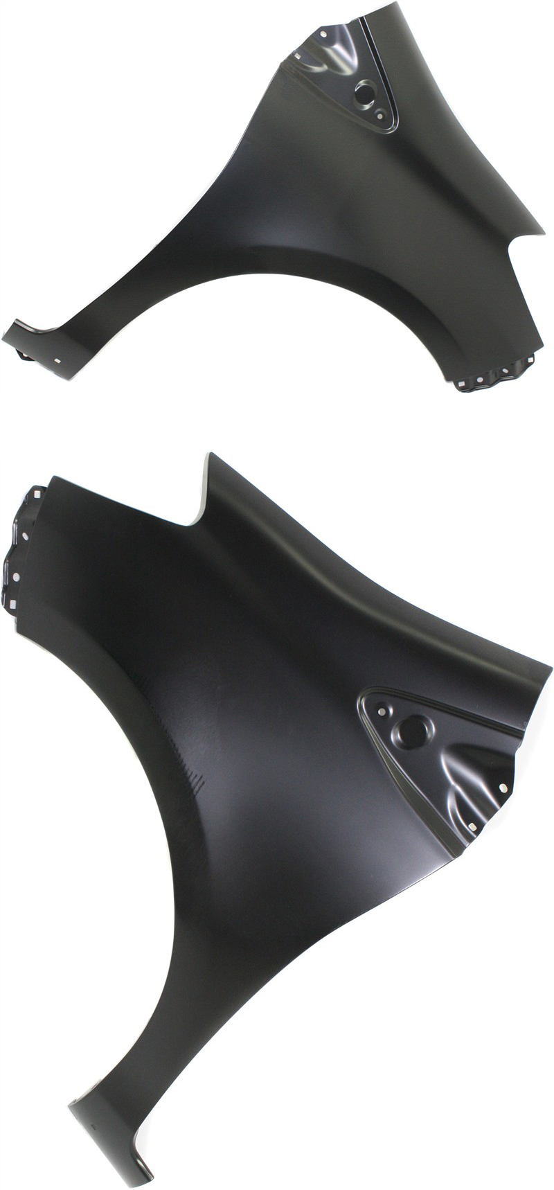 AM YARIS 12-14 FRONT FENDER RH AND LH Primed Hatchback Japan Built Vehicle w Rear Intermittent Wiper SKU SET REPT220181 Partslink TO1241247 TO1240247 OEM 5380152210-5380252210