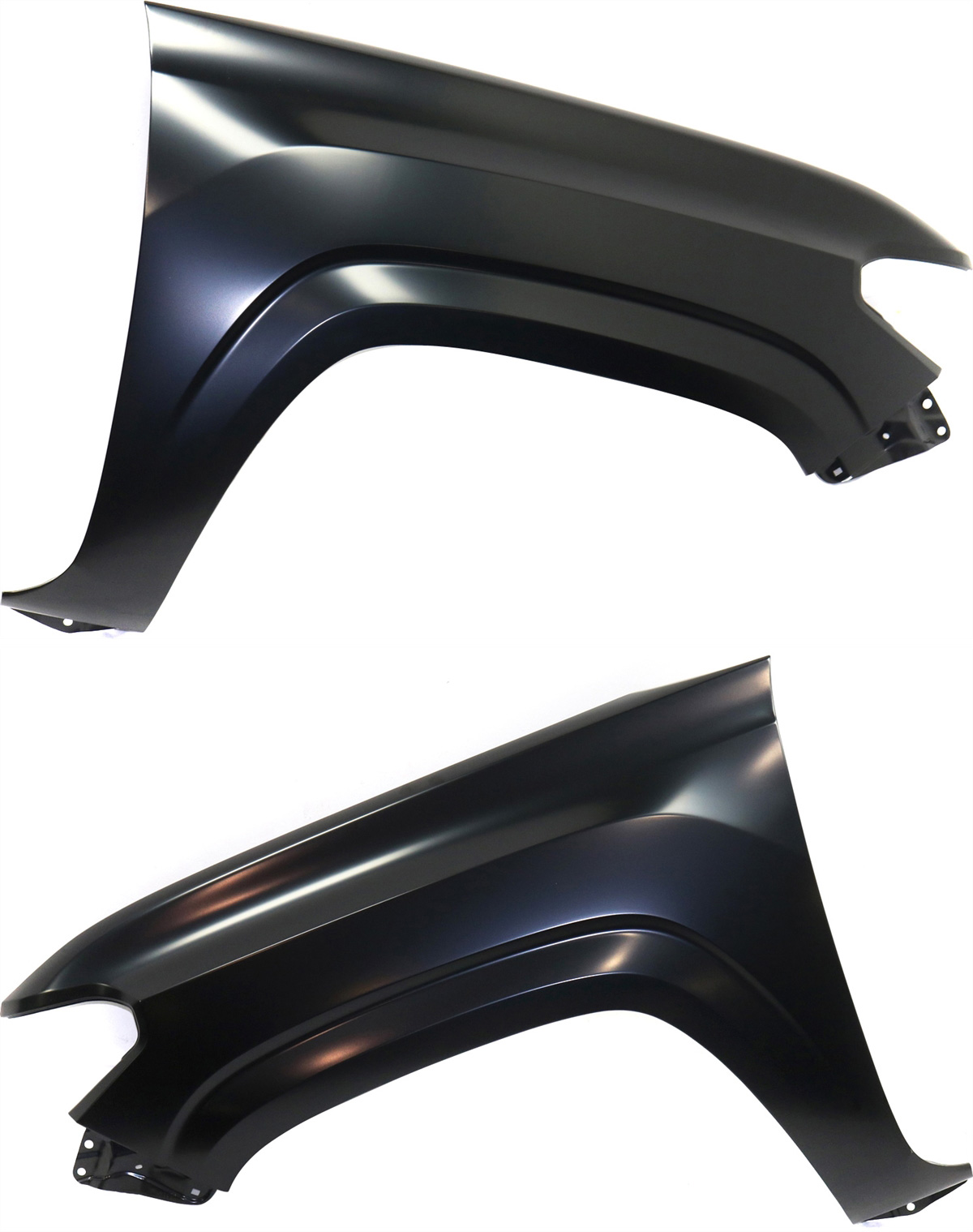 AM TACOMA 16-23 FRONT FENDER RH AND LH Primed Steel w o Wheel Opening Mouldings SKU SET REPT220305 Partslink TO1241261 TO1240261 OEM 5381104110-5381204110