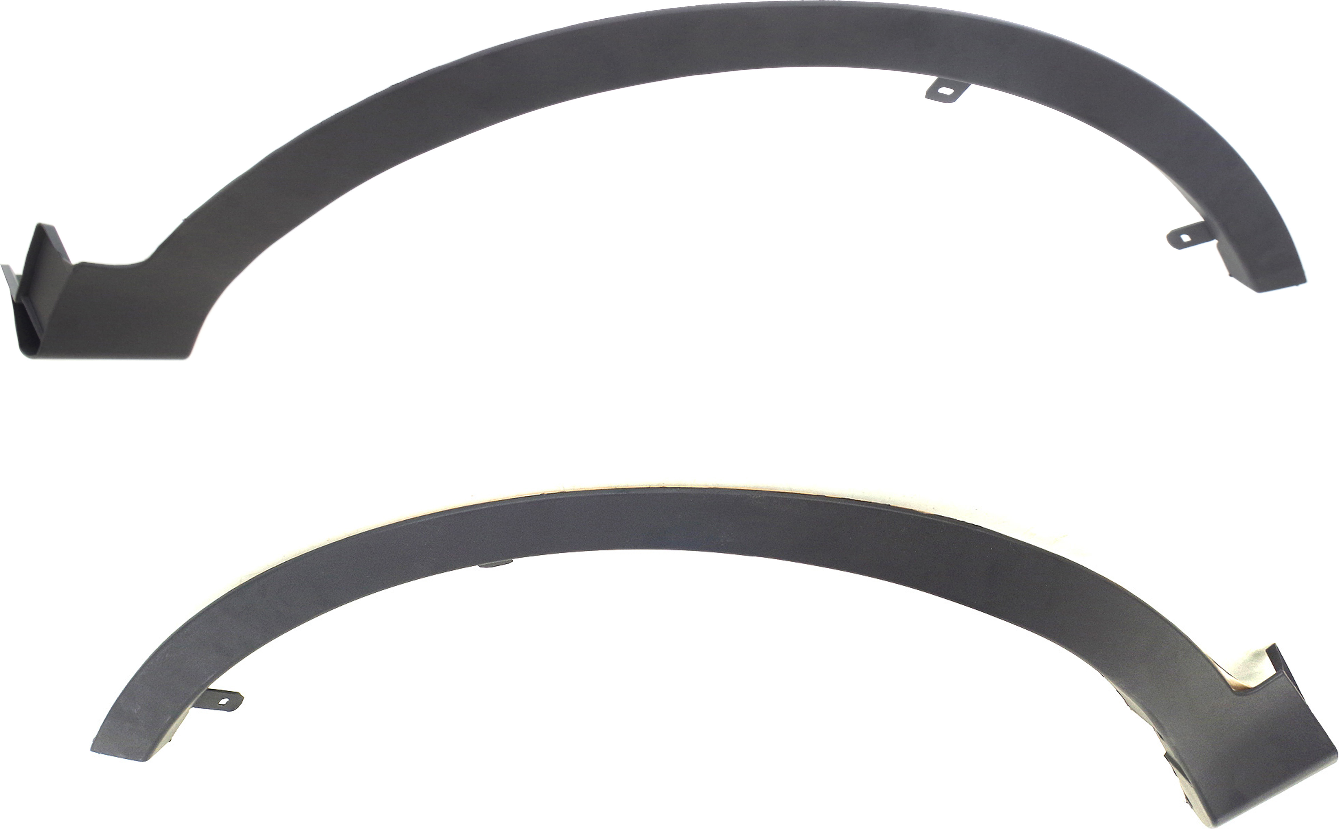 AM RAV4-13-15 FRONT WHEEL OPENING MOLDING RH AND LH Assembly Textured North America Built SKU SET REPT221309 Partslink TO1290106 TO1291106 OEM 756010R030-756020R030