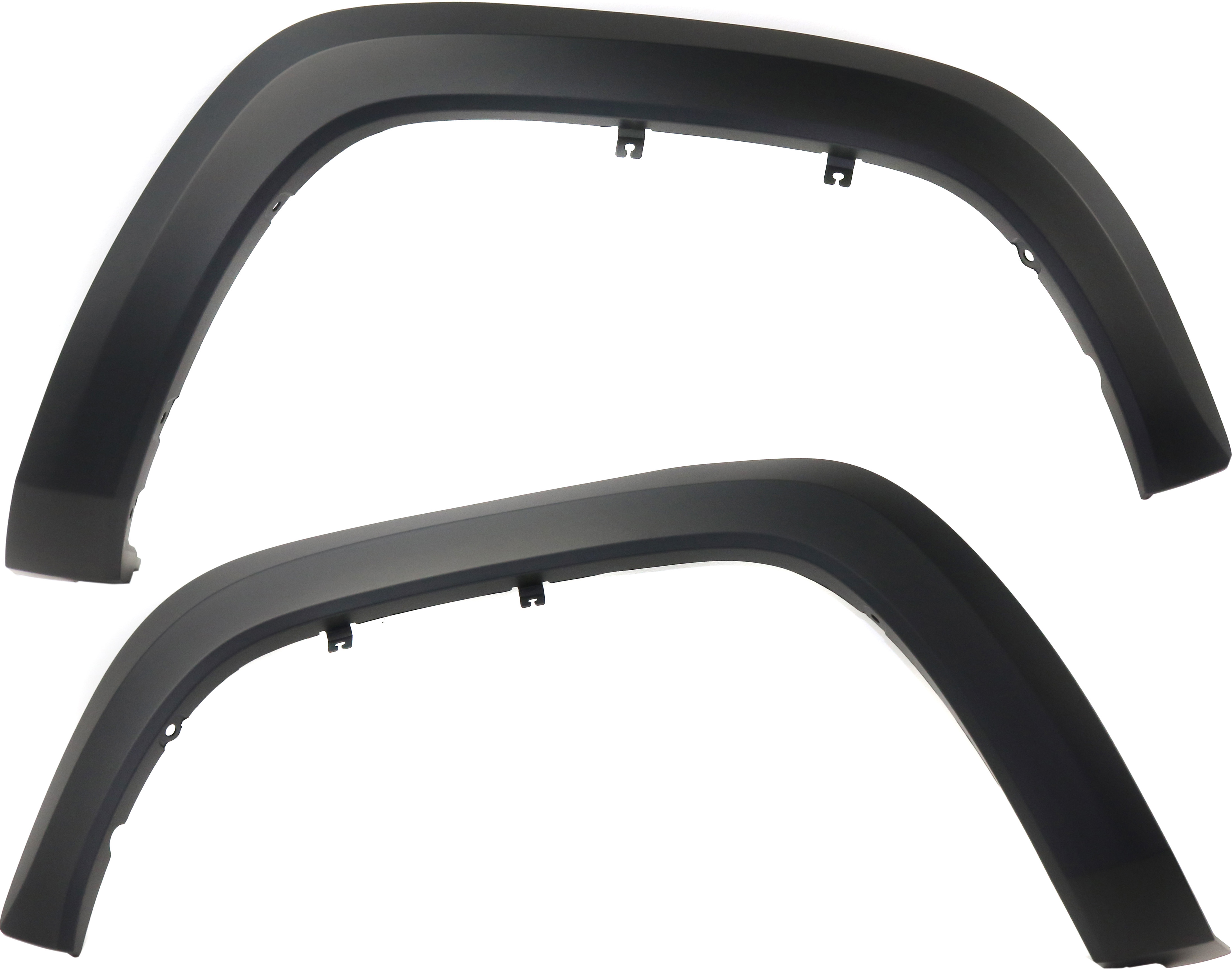 AM TACOMA 16-23 FRONT WHEEL OPENING MOLDING RH AND LH OE Style Textured Black CAPA SKU SET REPT221315Q Partslink TO1290109C TO1291109C OEM 7587104060-7587204060