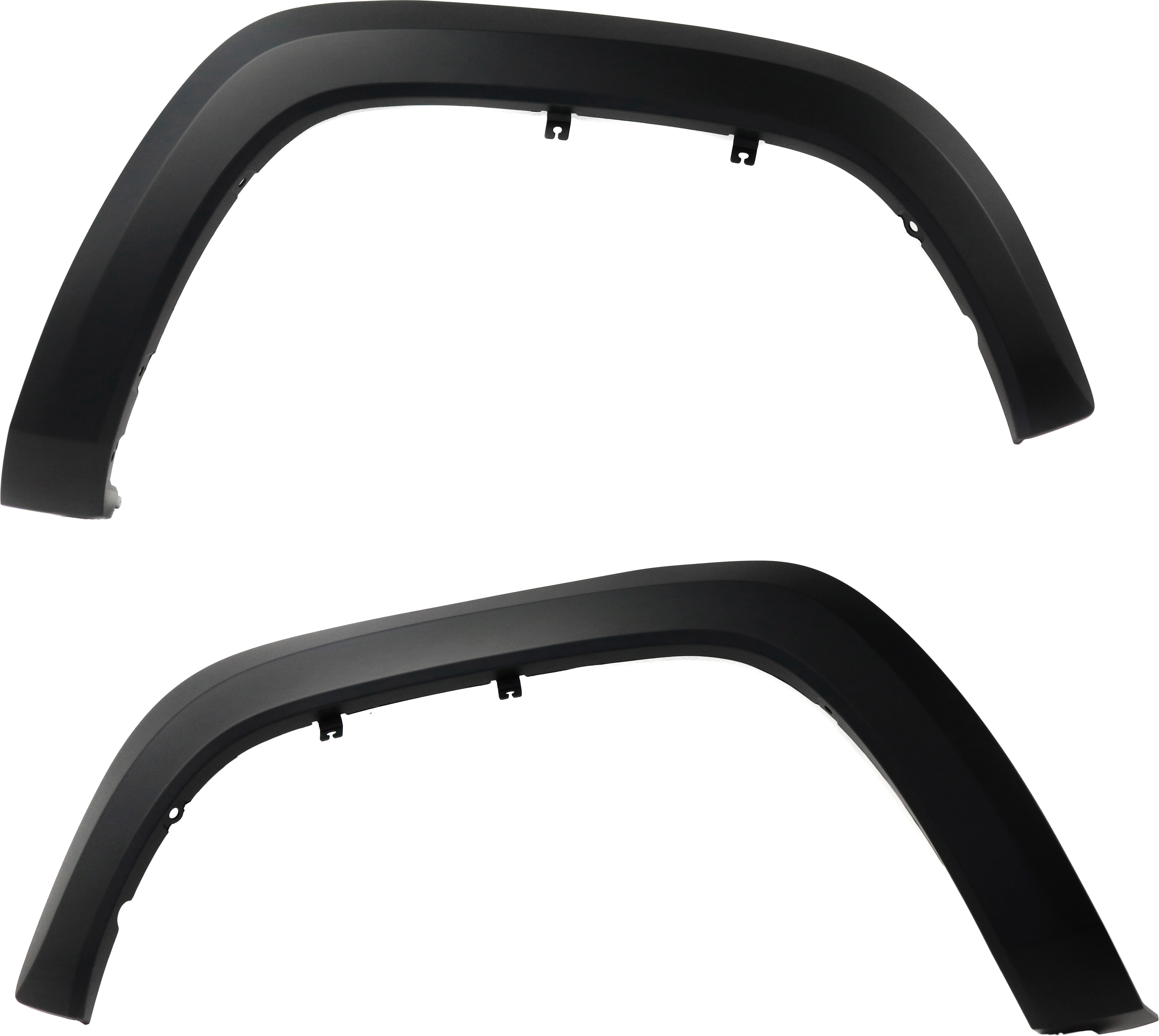 AM TACOMA 16-23 FRONT WHEEL OPENING MOLDING RH AND LH OE Style Textured Black SKU SET REPT221315 Partslink TO1291109 TO1290109 OEM 7587104060-7587204060