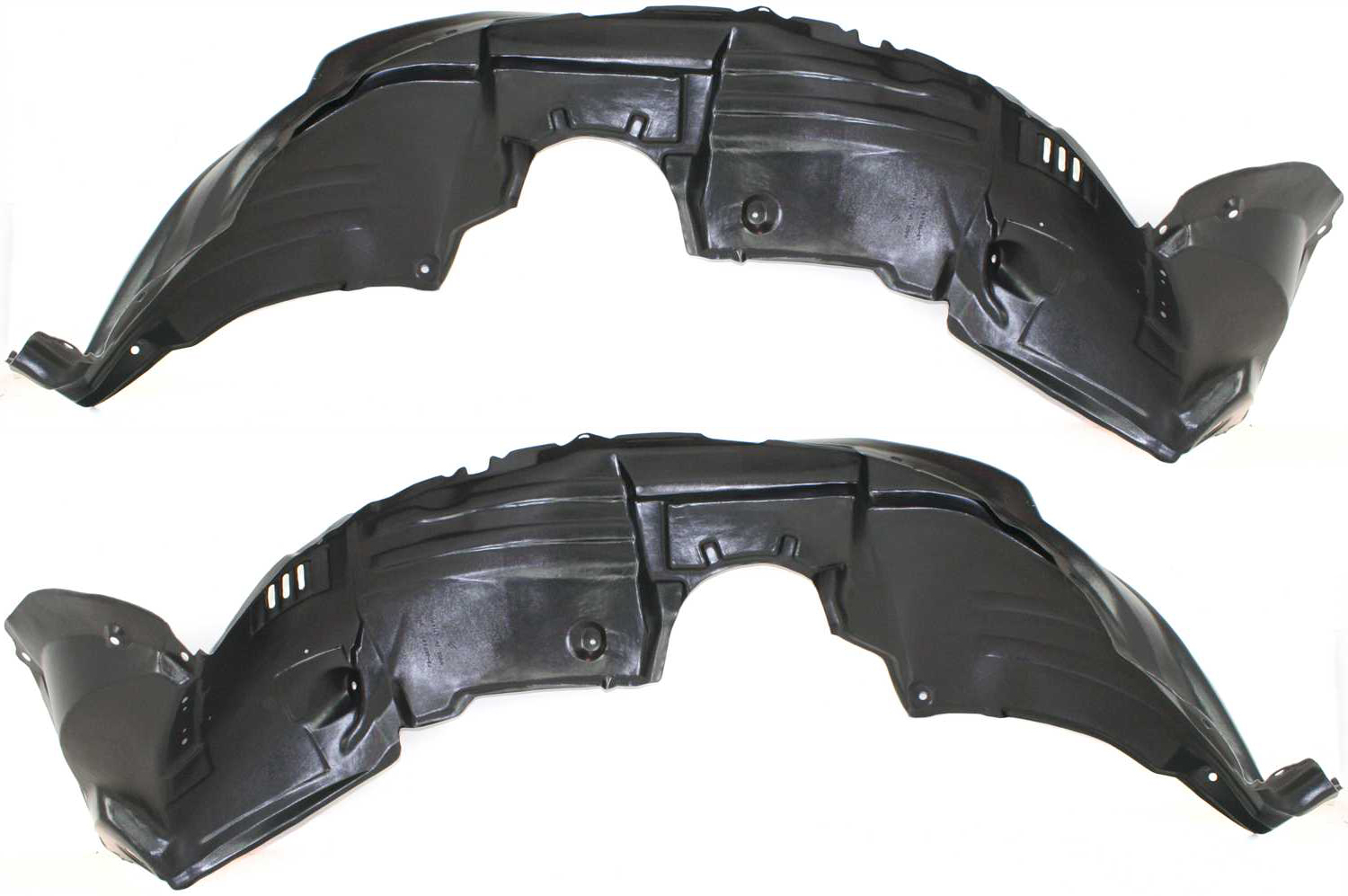 AM HIGHLANDER 08-10 FRONT FENDER LINER RH AND LH w Towing Package Exc. Hybrid Model SKU SET REPT222107-1 Partslink TO1249150 TO1248150 OEM 538050E040-538060E050