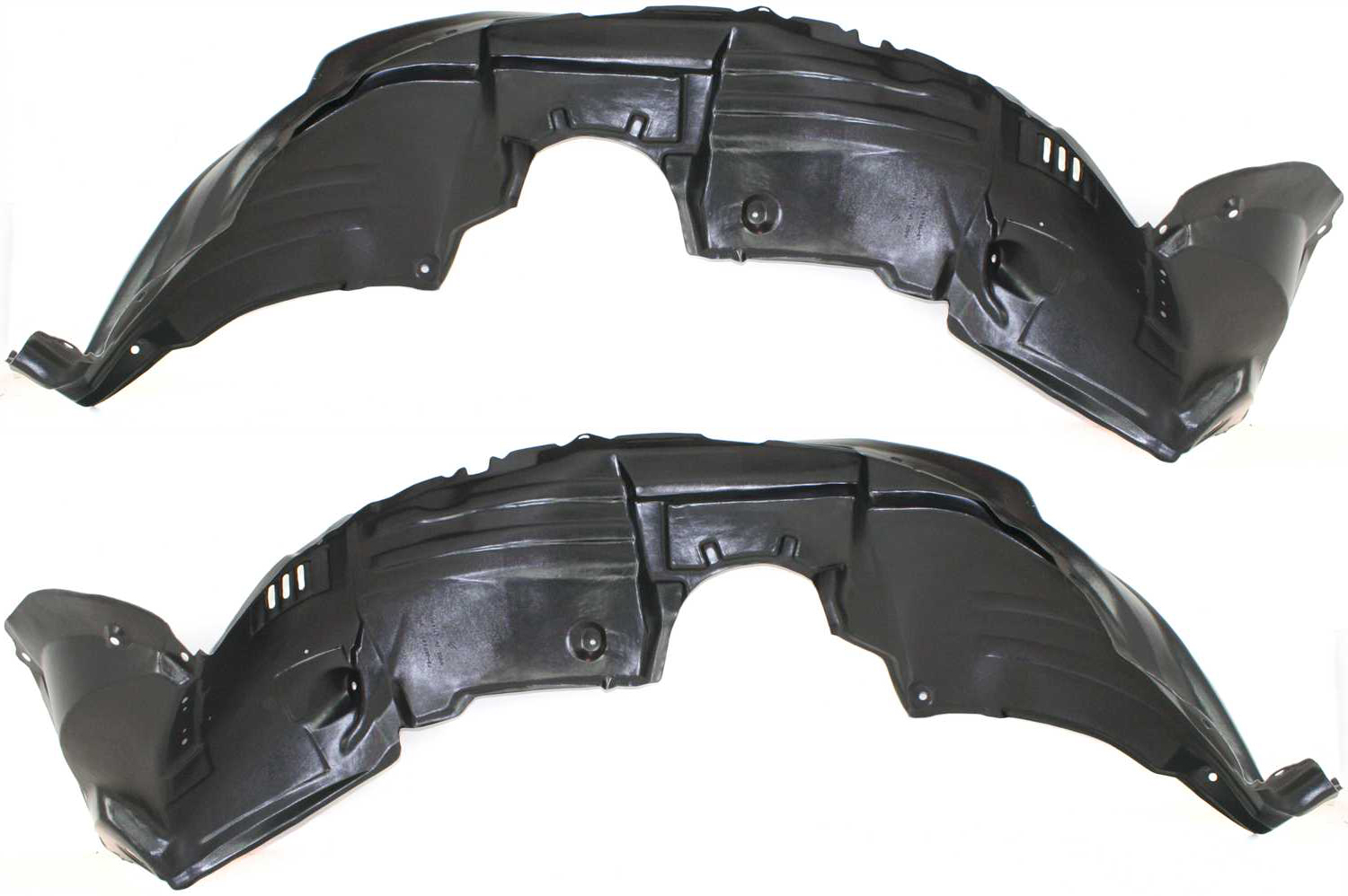 AM HIGHLANDER 08-10 FRONT FENDER LINER RH AND LH w o Towing Package SKU SET REPT222107 Partslink TO1249150 TO1248151 OEM 538050E040-538060E040