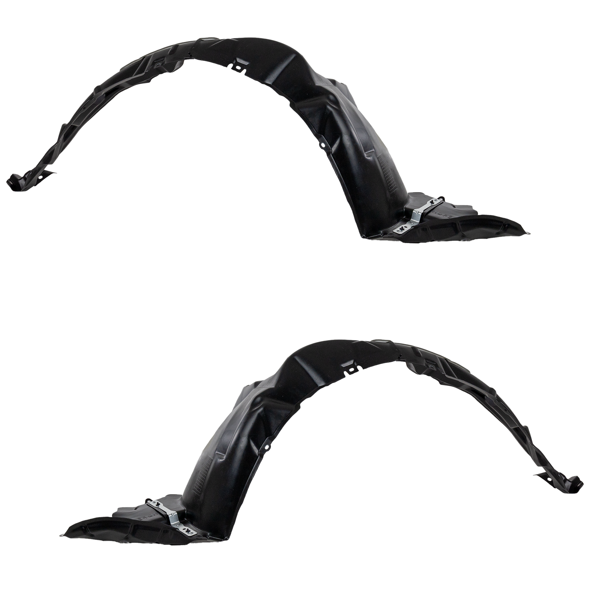 AM PRIUS 10-15 FRONT FENDER LINER RH AND LH CAPA SKU SET REPT222117Q Partslink TO1249158C TO1248158C OEM 5387547030-5387647070