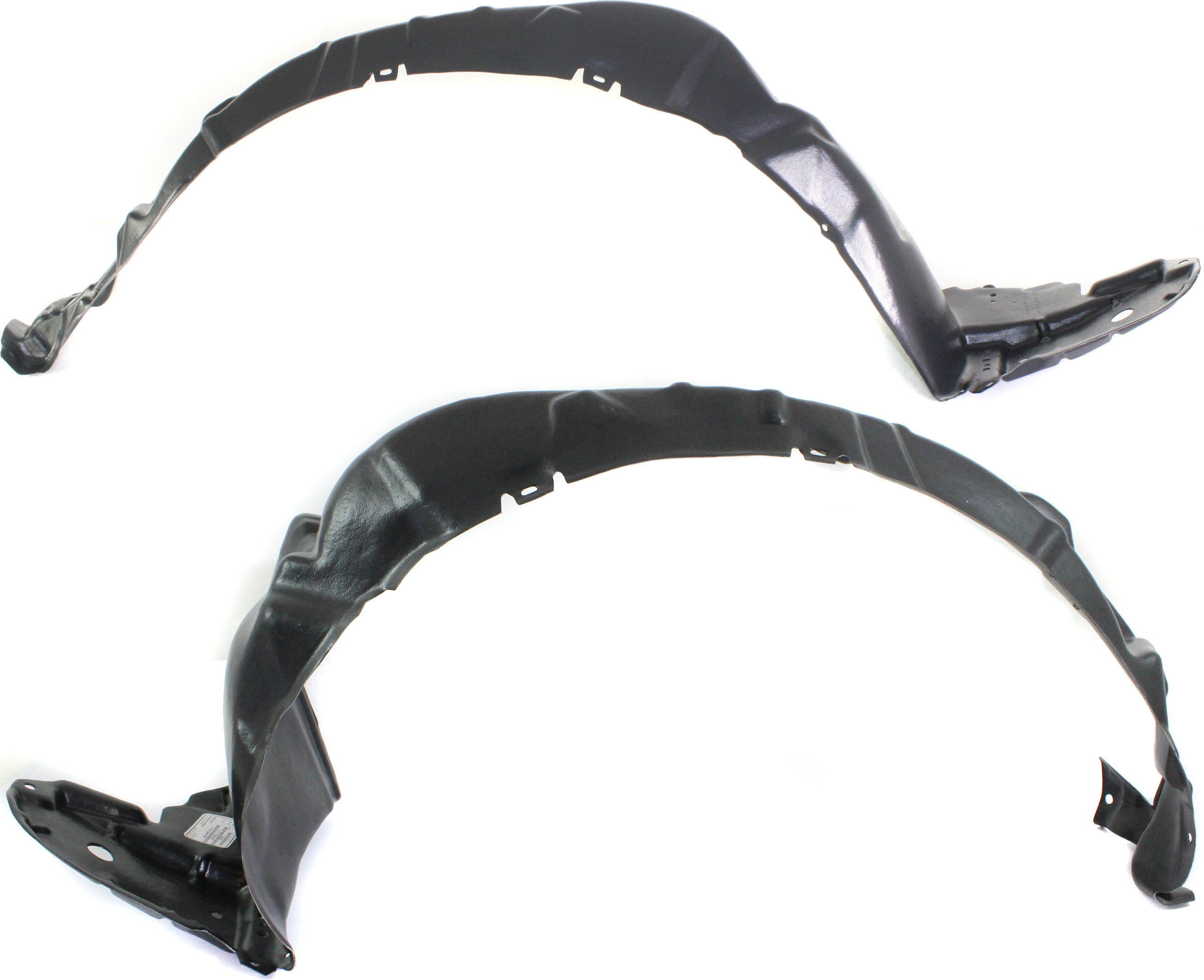 AM PRIUS 10-15 FRONT FENDER LINER RH and LH SKU SET REPT222117 Partslink TO1249158 TO1248158 OEM 5387547030-5387647070