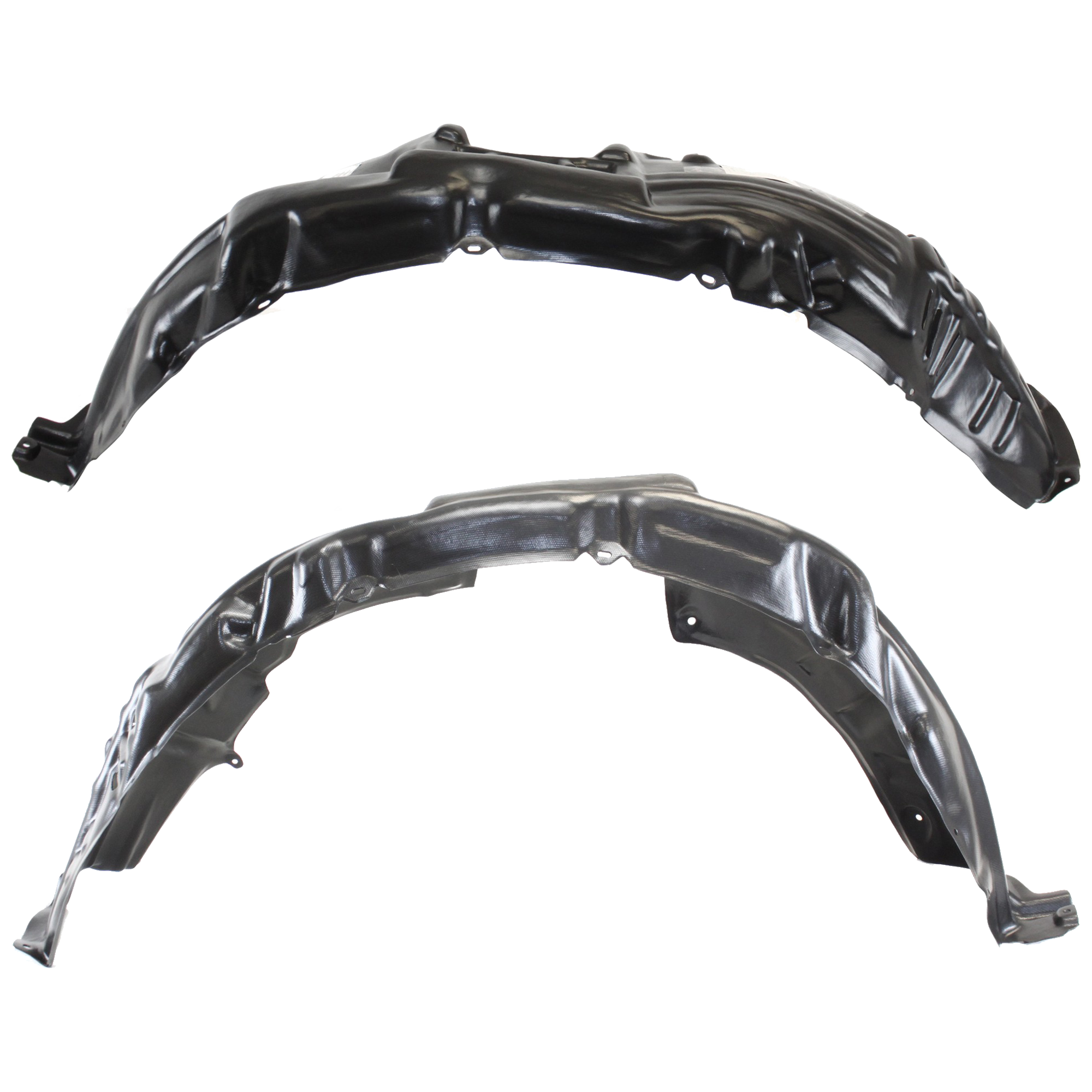 AM VENZA 09-12 FRONT FENDER LINER RH AND LH Plastic Vacuum Form To 1-12 CAPA SKU SET REPT222123Q Partslink TO1248157C TO1249157C OEM 538750T010-538760T010