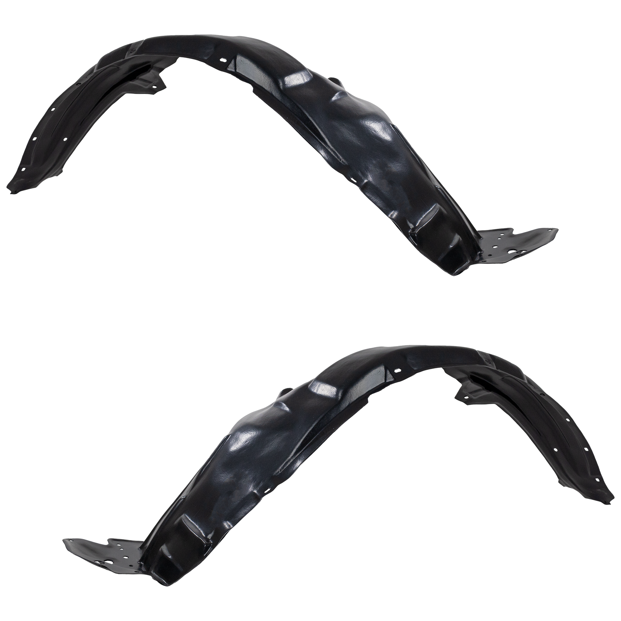 AM RAV4-13-18 FRONT FENDER LINER RH AND LH Plastic Vacuum Form Exc. EV Model CAPA SKU SET REPT222157Q Partslink TO1248171C TO1249171C OEM 538750R060-538760R060