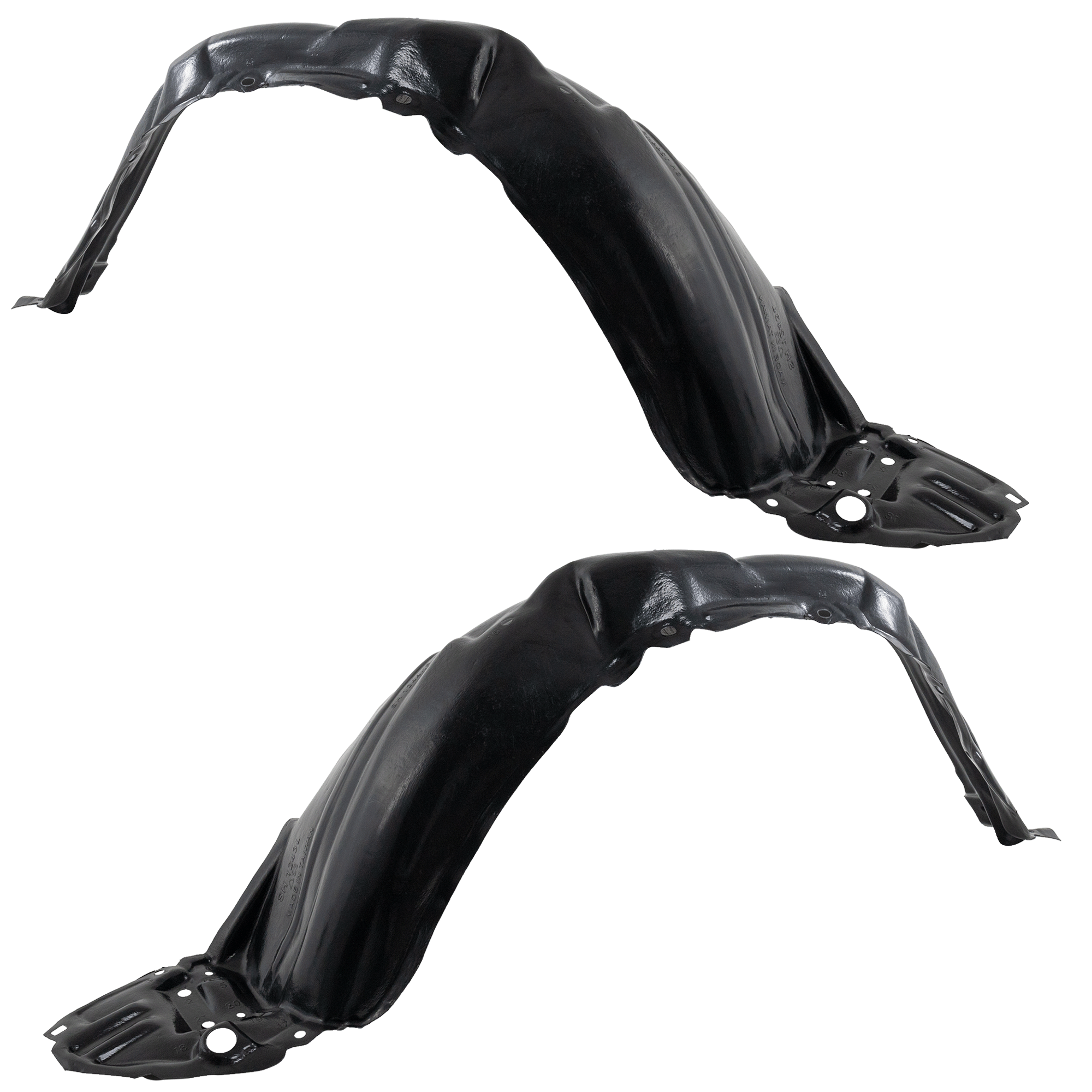 AM PRIUS C 12-14 FRONT FENDER LINER RH AND LH Type 2 SKU SET REPT222169 Partslink TO1248186 TO1249186 OEM 5387552360-5387652350