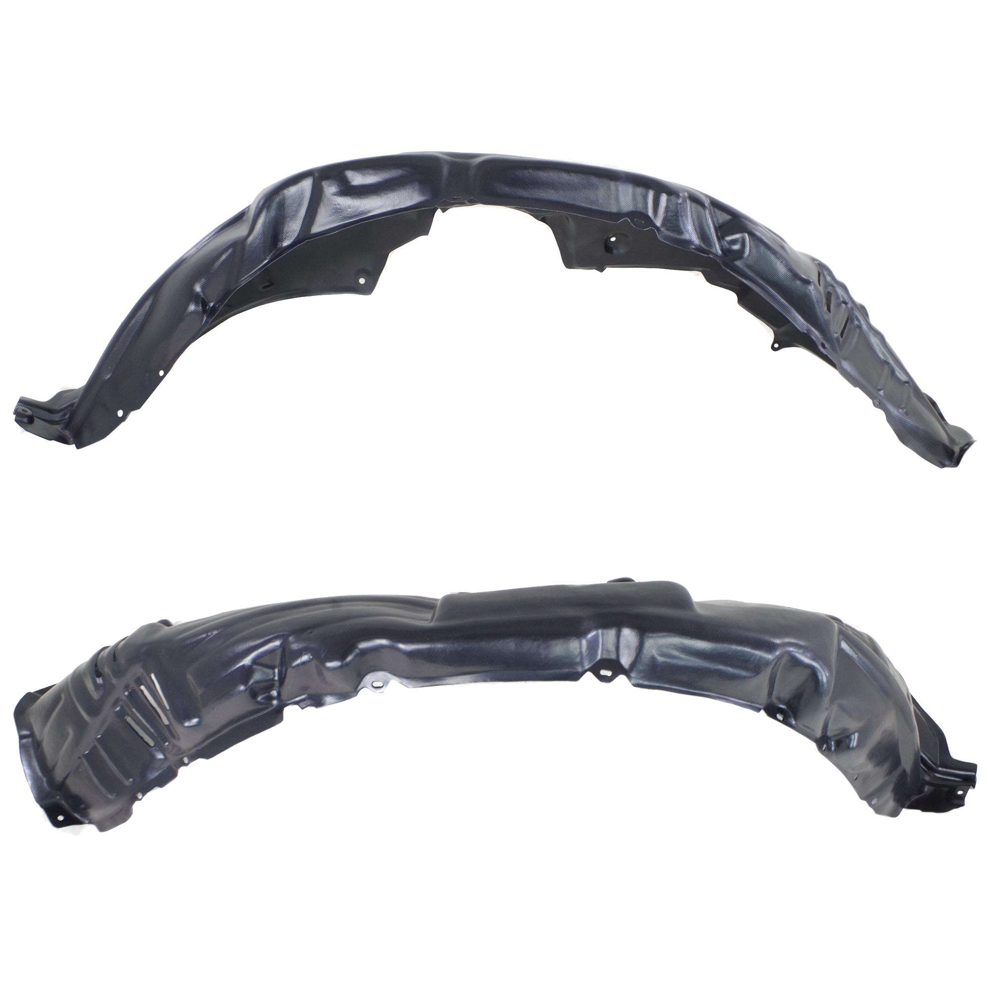 AM VENZA 12-16 FRONT FENDER LINER RH AND LH Plastic Vacuum Form From 1-12 CAPA SKU SET REPT222191Q Partslink TO1249189C TO1248189C OEM 538750T020-538760T020