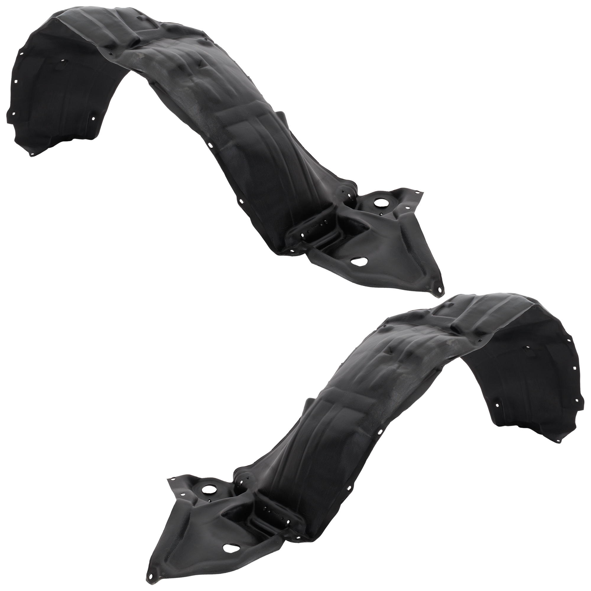 AM HIGHLANDER 14-19 FRONT FENDER LINER RH AND LH Plastic Vacuum Form 2.7L Eng. CAPA SKU SET REPT222193Q Partslink TO1249194C TO1248194C OEM 538050E110-538060E150