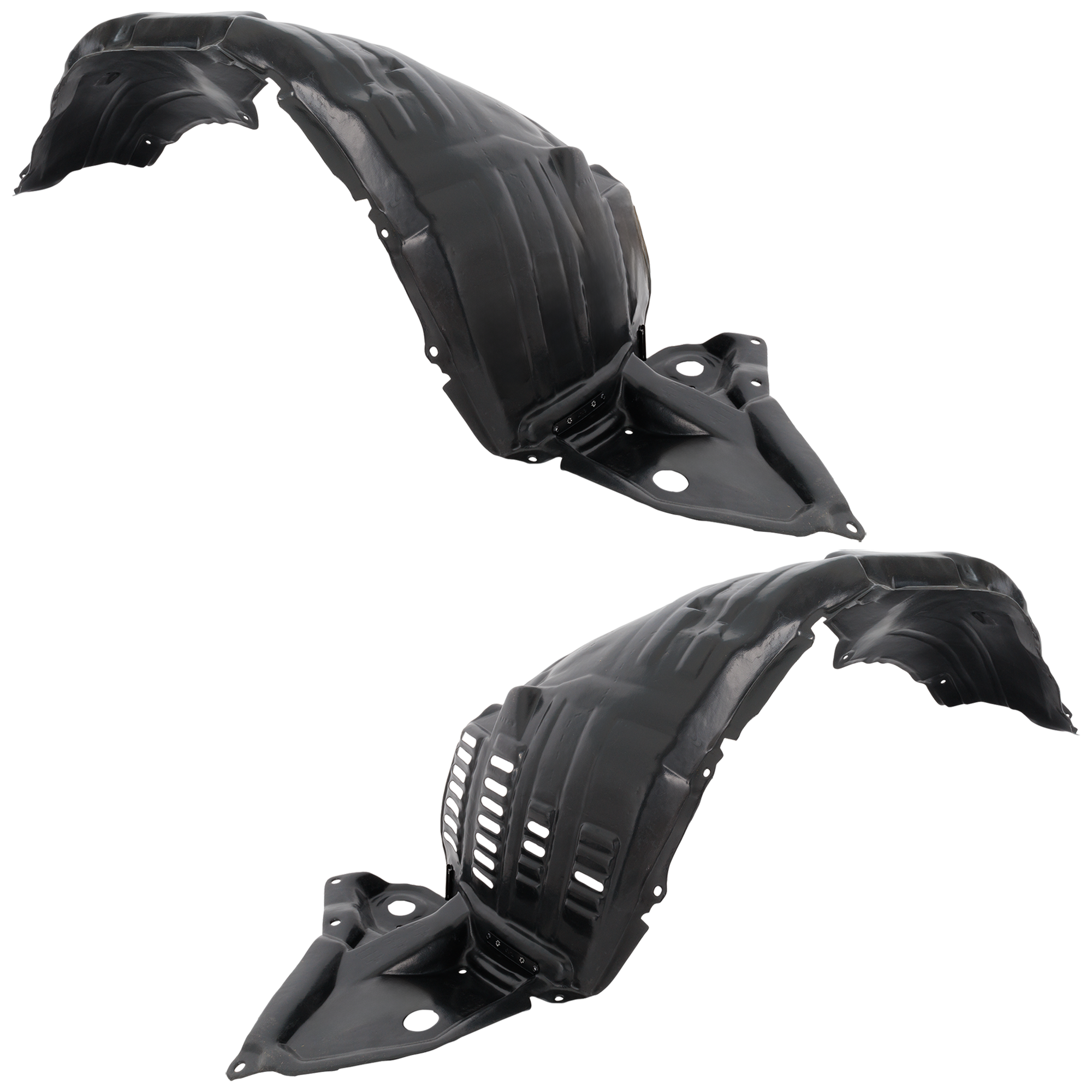 AM HIGHLANDER 14-19 FRONT FENDER LINER RH AND LH Plastic Vacuum Form 3.5L Eng. w o Trans Oil Cooler CAPA SKU SET REPT222195Q Partslink TO1248196C TO1249195C OEM 538050E120-538060E110