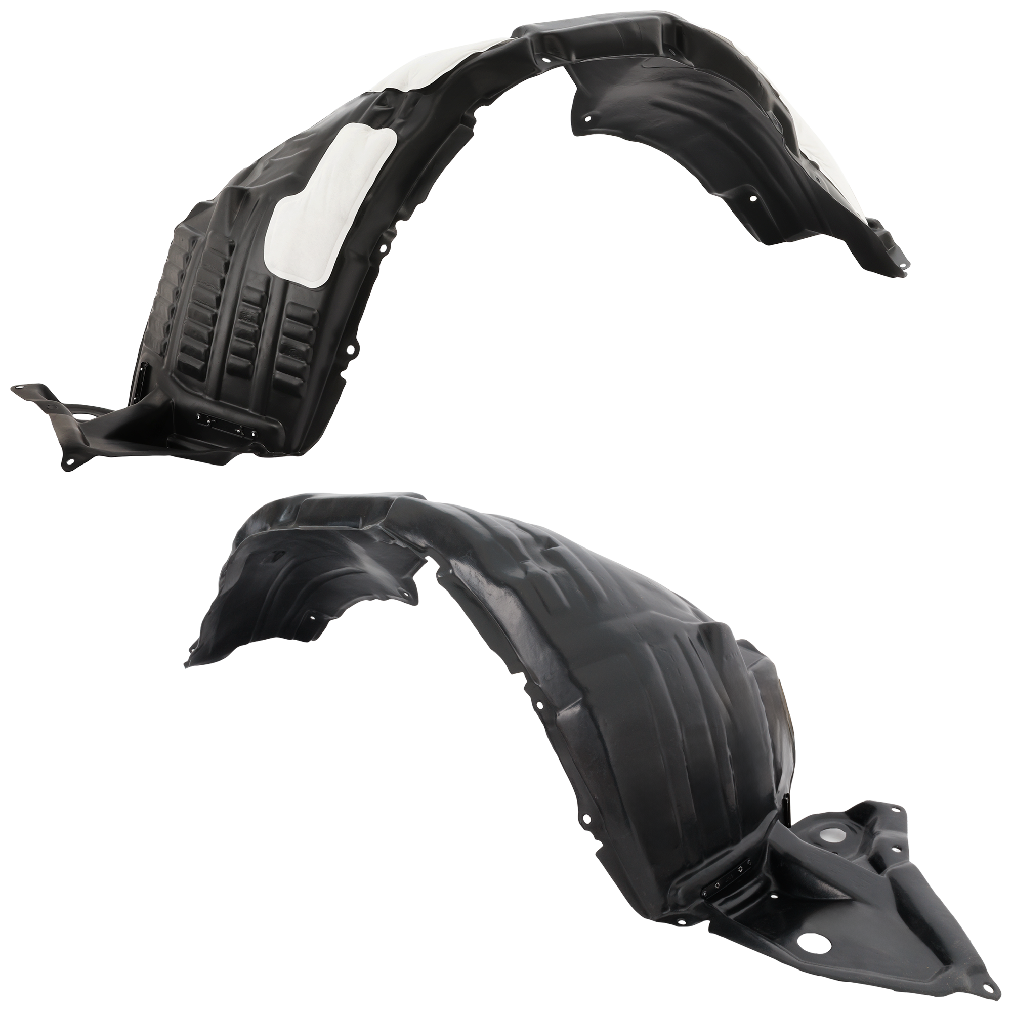 AM HIGHLANDER 14-16 FRONT FENDER LINER RH AND LH Plastic Vacuum Form 3.5L Eng. Exc. Hybrid Models SKU SET REPT222199 Partslink TO1248195 TO1249195 OEM 538050E120-538060E120