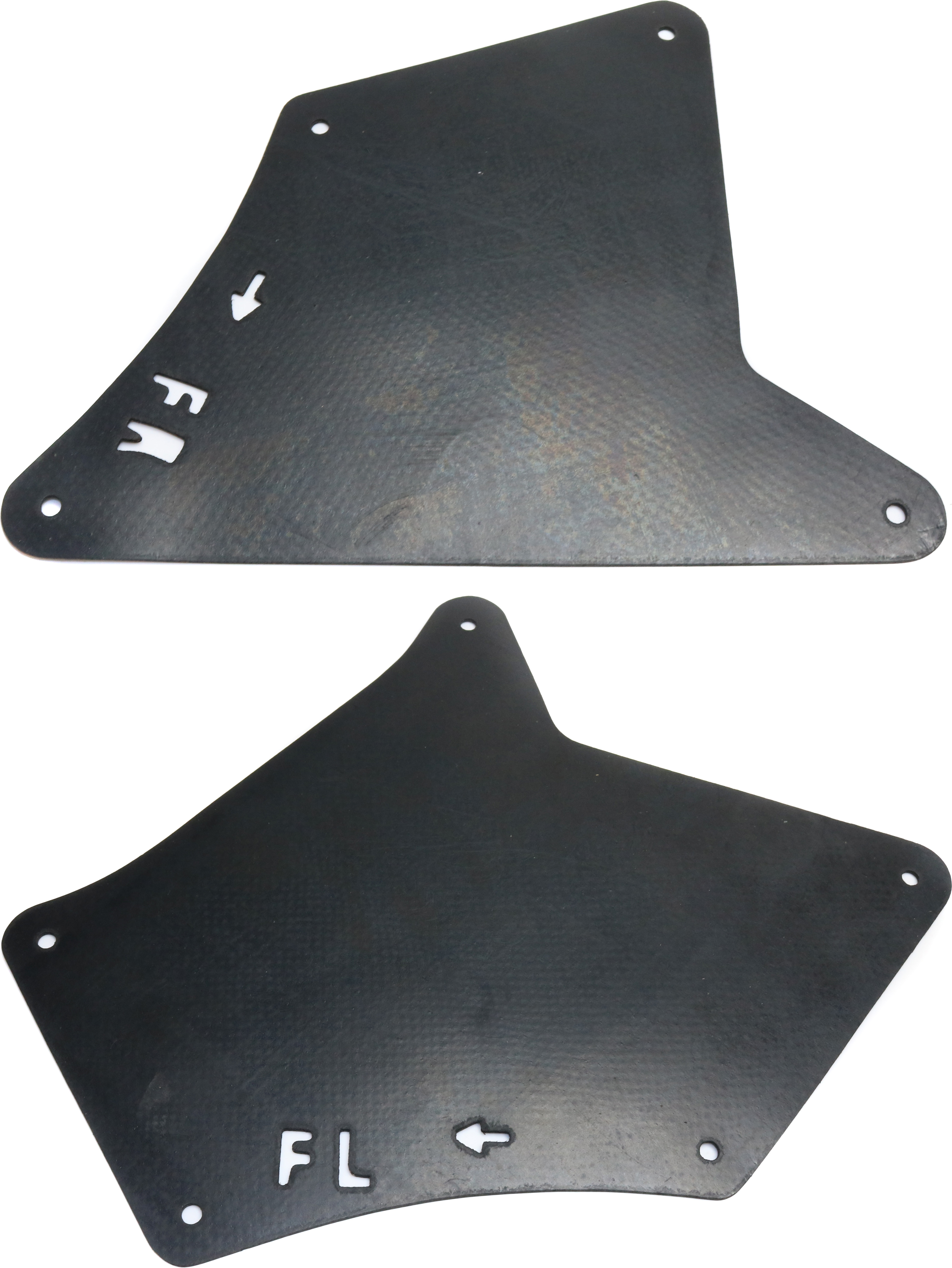 AM 4RUNNER 03-24 FJ CRUISER 07-14 FRONT FENDER LINER RH AND LH Front Apron Seal Set of 2 SKU SET REPT222311 Partslink TO1251129 TO1250129 OEM 5373535151-5373635151