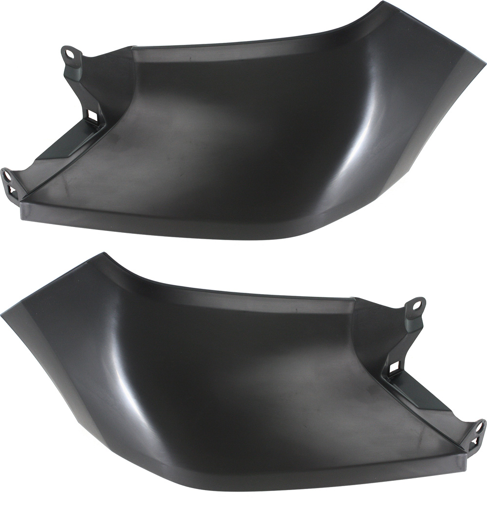 AM TUNDRA 14-21 FRONT FENDER FILLER RH AND LH Painted Black Plastic SKU SET REPT224301 Partslink TO1243101 TO1242101 OEM 539310C903-539320C903