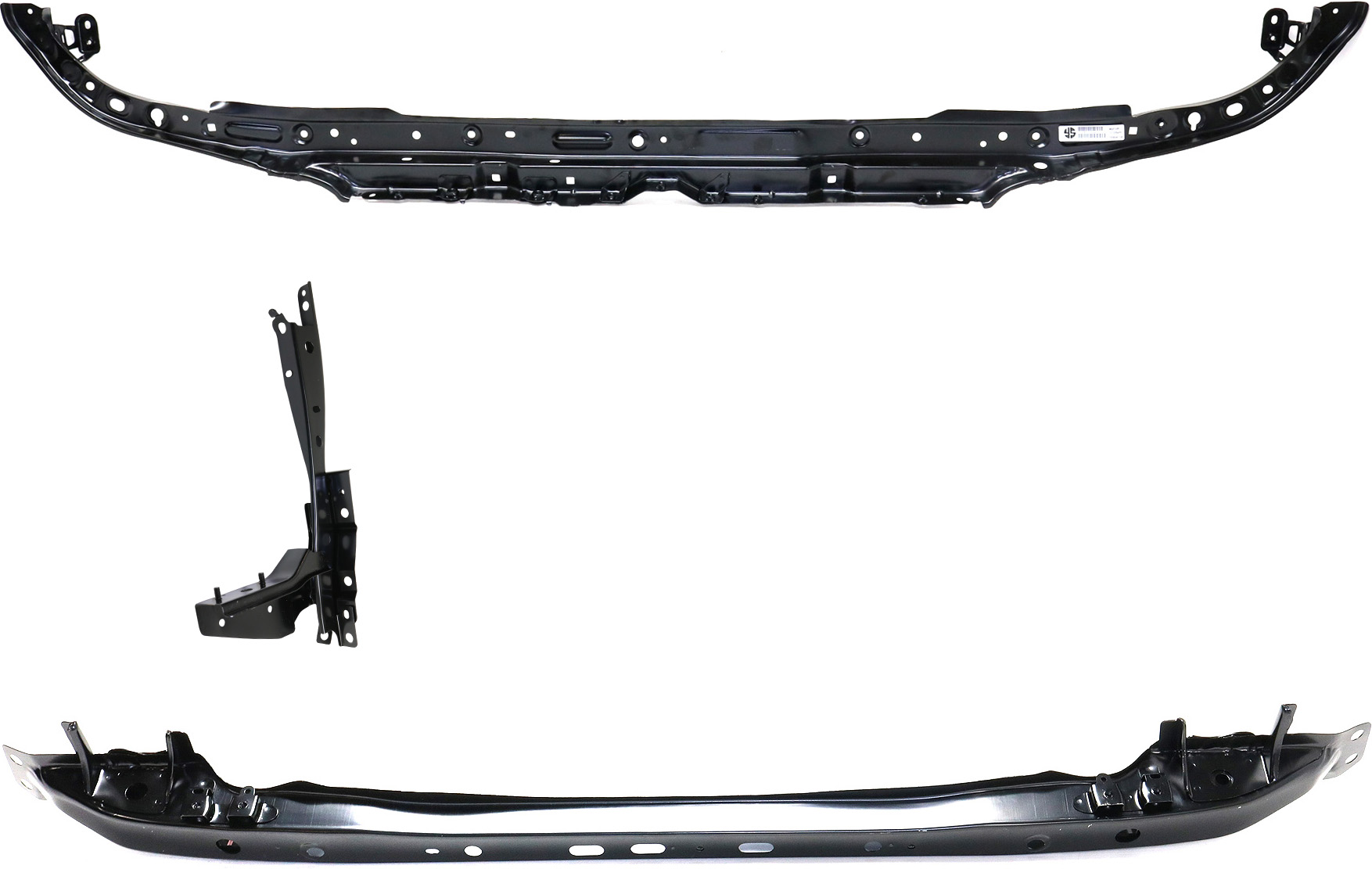 AM TACOMA 16-23 RADIATOR SUPPORT Set of 3 with Lower Crossmember Radiator Support and Upper Tie Bar SKU SET REPT250309-3 Partslink TO1225409 TO1225412 TO1233120 OEM 5320504020-5320904030-57104040
