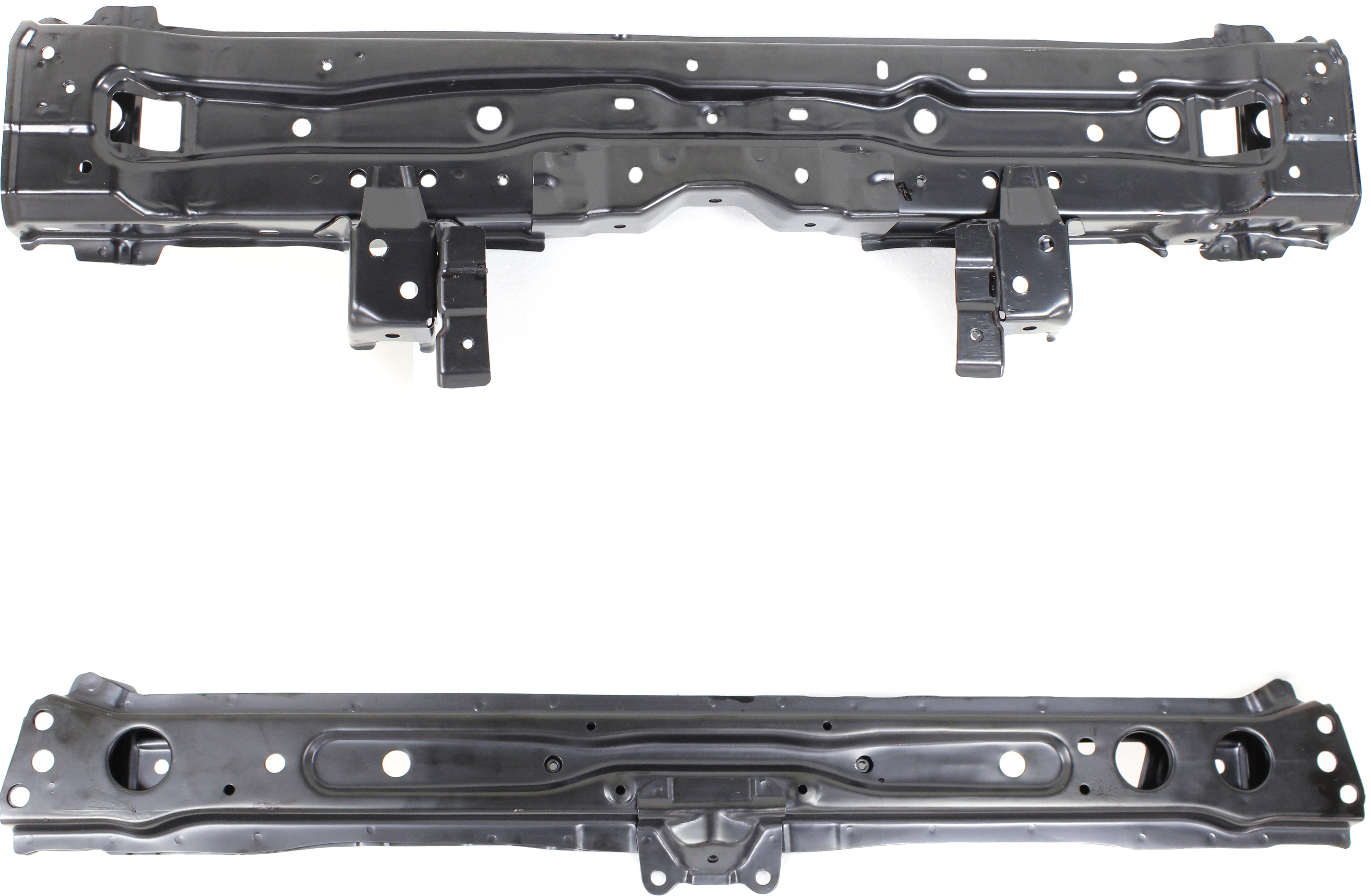 AM PRIUS 16-18 RADIATOR SUPPORT UPPER AND LOWER Set of 2 Lower Crossmember and Upper Tie Bar SKU SET REPT250310-2 Partslink TO1225427 TO1225428 OEM 5302847010-5320547900