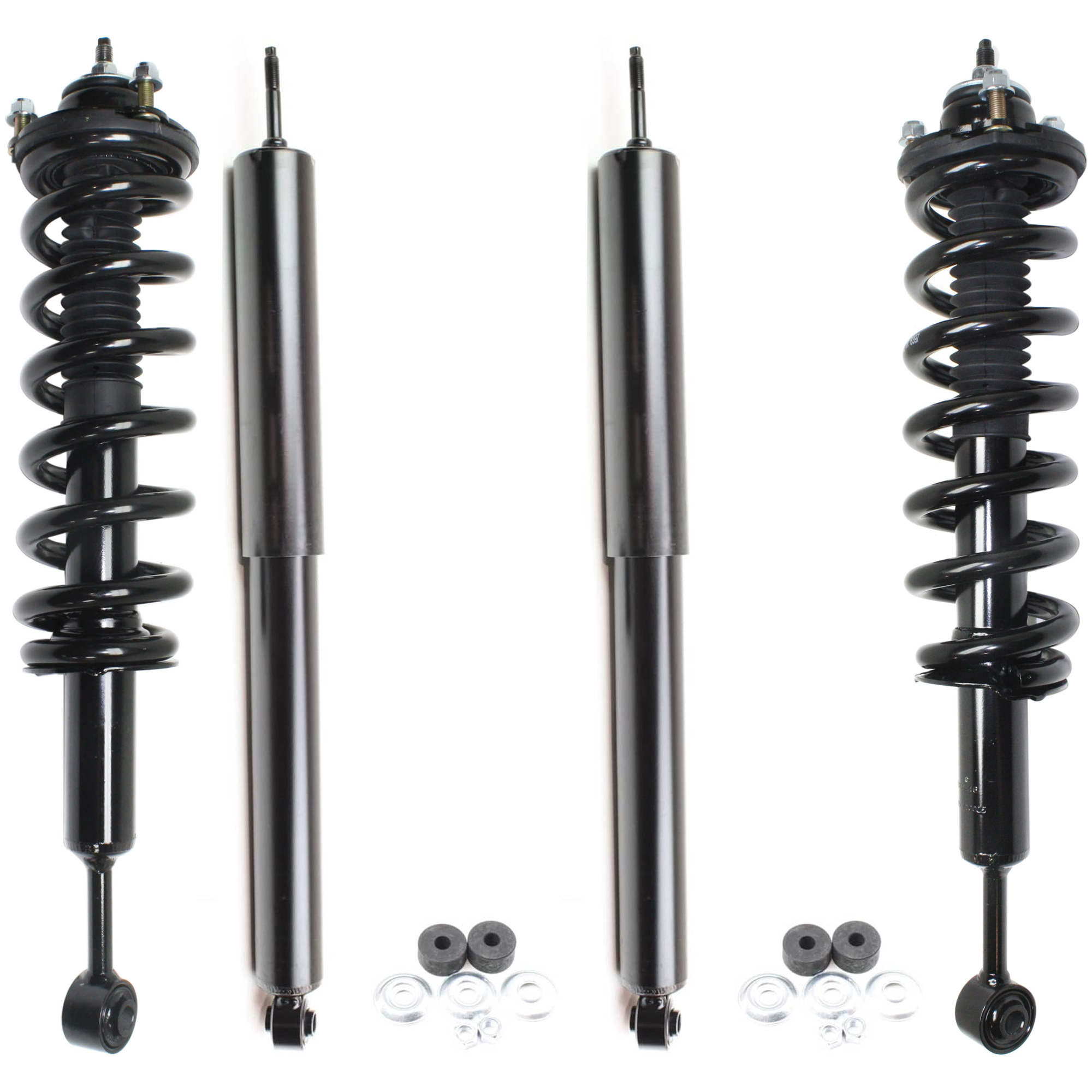 AM TACOMA 05-15 FRONT AND REAR SHOCKS AND LOADED STRUTS RH AND LH Set of 4 SKU SET REPT280314-4 OEM 171371L 1345984L SR4464K SR