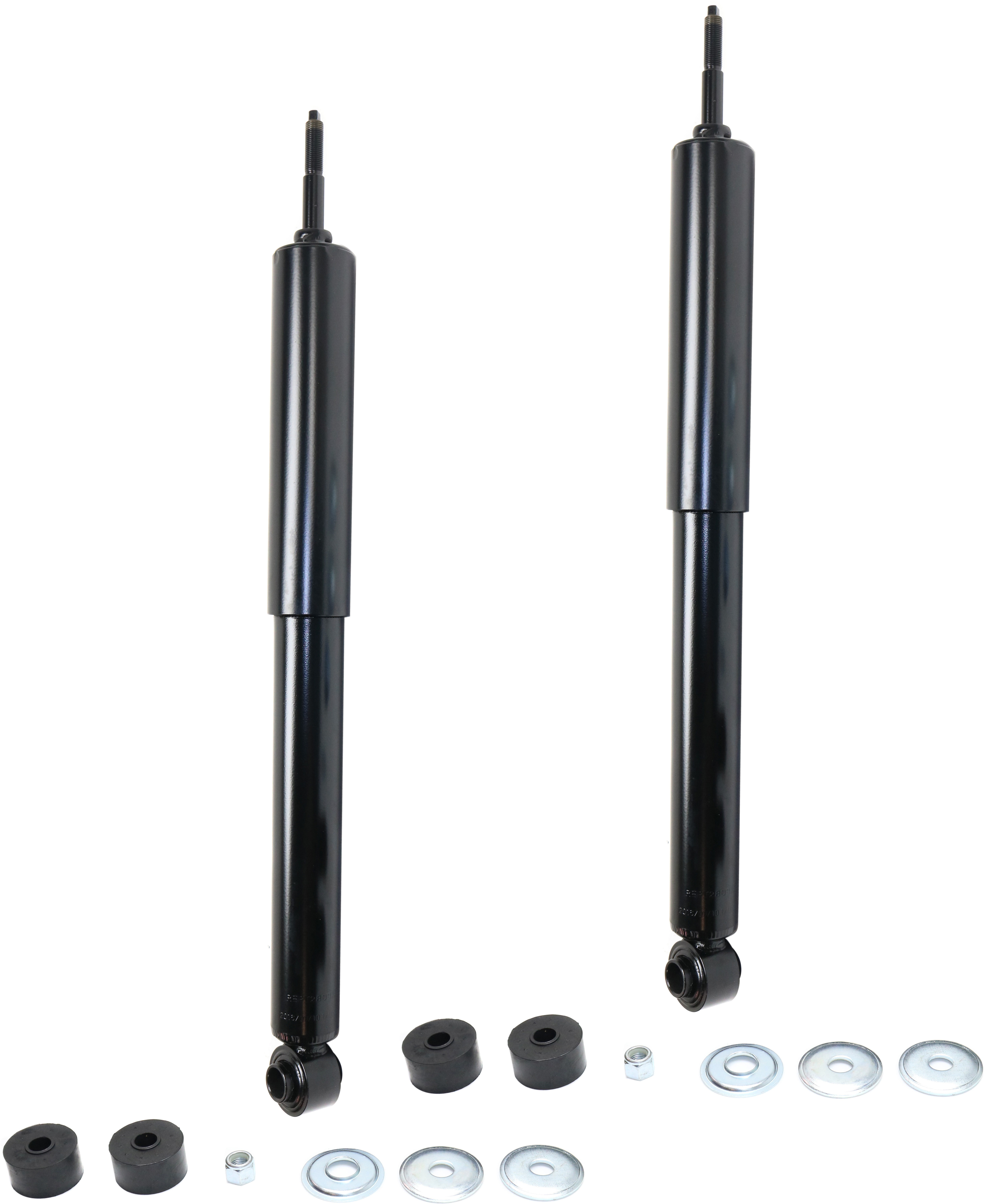 AM 4RUNNER 03-23 FJ CRUISER 07-14 REAR SHOCK RH AND LH Gas Charged Twin tube Set of 2 SKU SET REPT280327-2 OEM 4853080538-4853080604