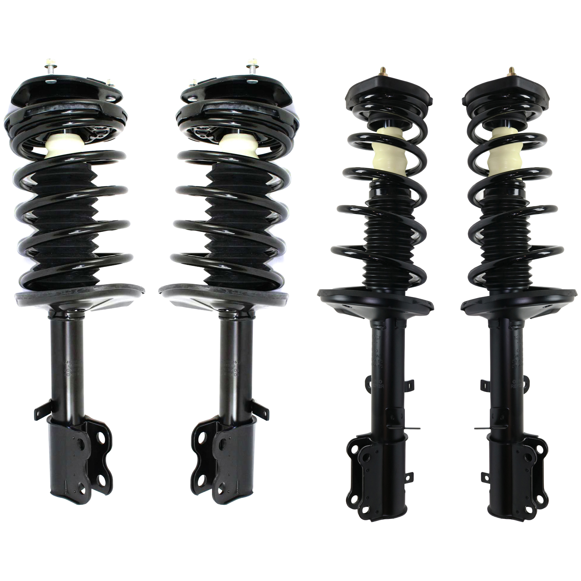 AM COROLLA 93-02 PRIZM 98-02 FRONT AND REAR FULLY LOADED STRUT RH AND LH Gas Charged Twin tube Set of 4 SKU SET REPT280508-4 OEM 11151-271952-813752-816058-921