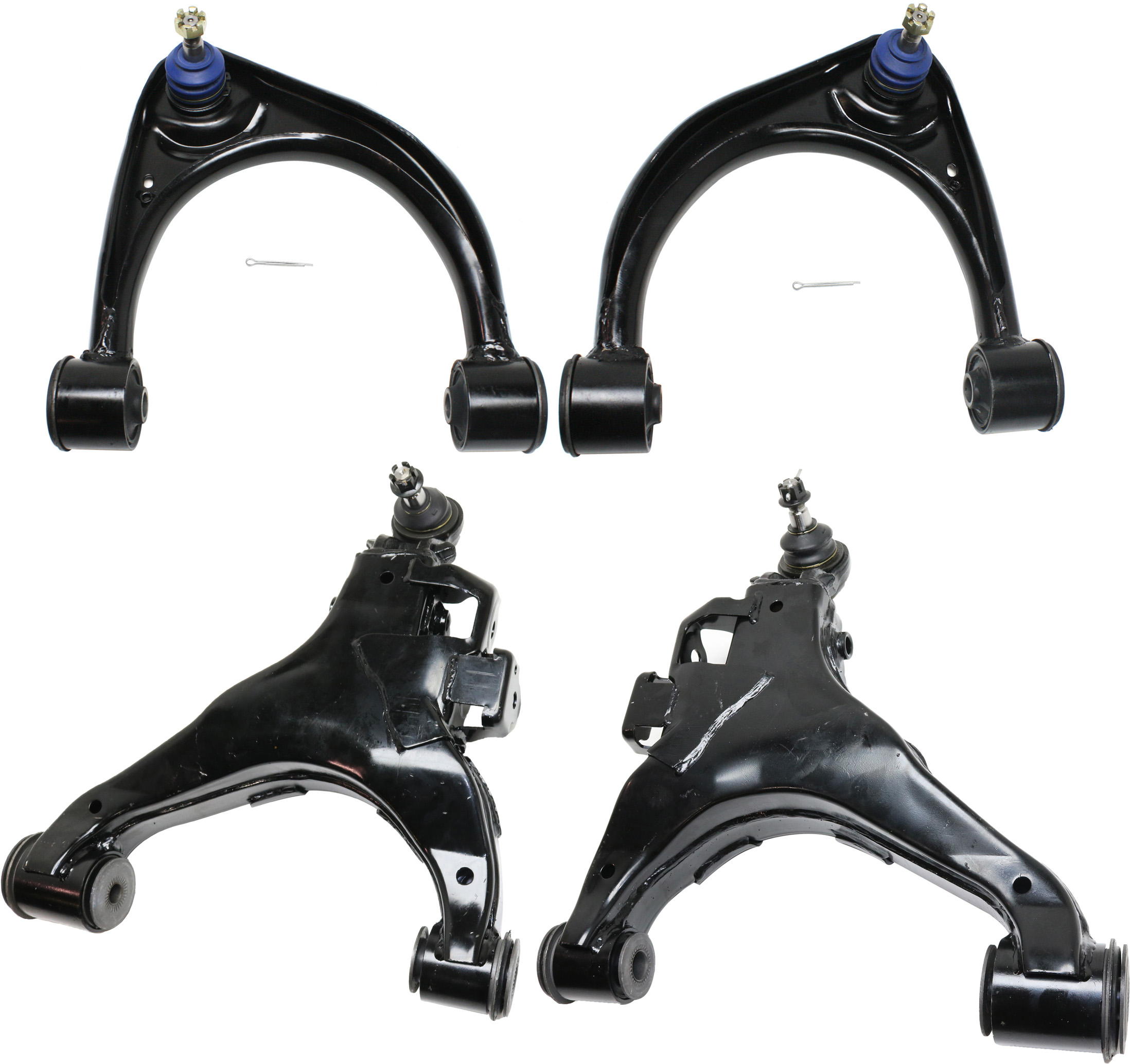 AM TUNDRA 19-19 FRONT CONTROL ARM RH AND LH Upper and Lower Set of 4 w Ball Joint SKU SET REPT281517-4 OEM 480680C020-4806809100-48069090