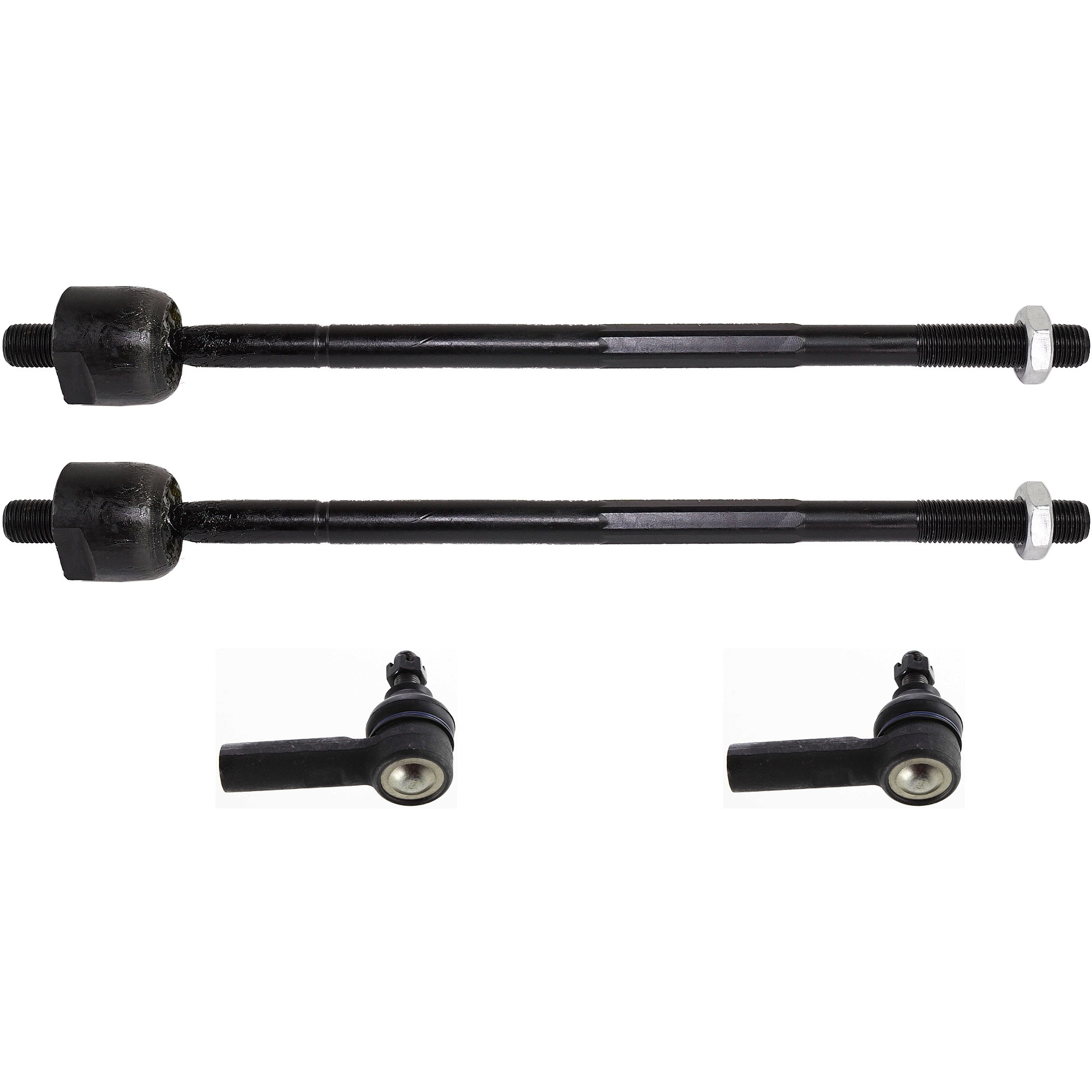 AM COROLLA 85-87 NOVA 85-88 FRONT TIE ROD END RH AND LH Inner and Outer SKU SET REPT282101-4 OEM 356001-1013969-2692693-2692697