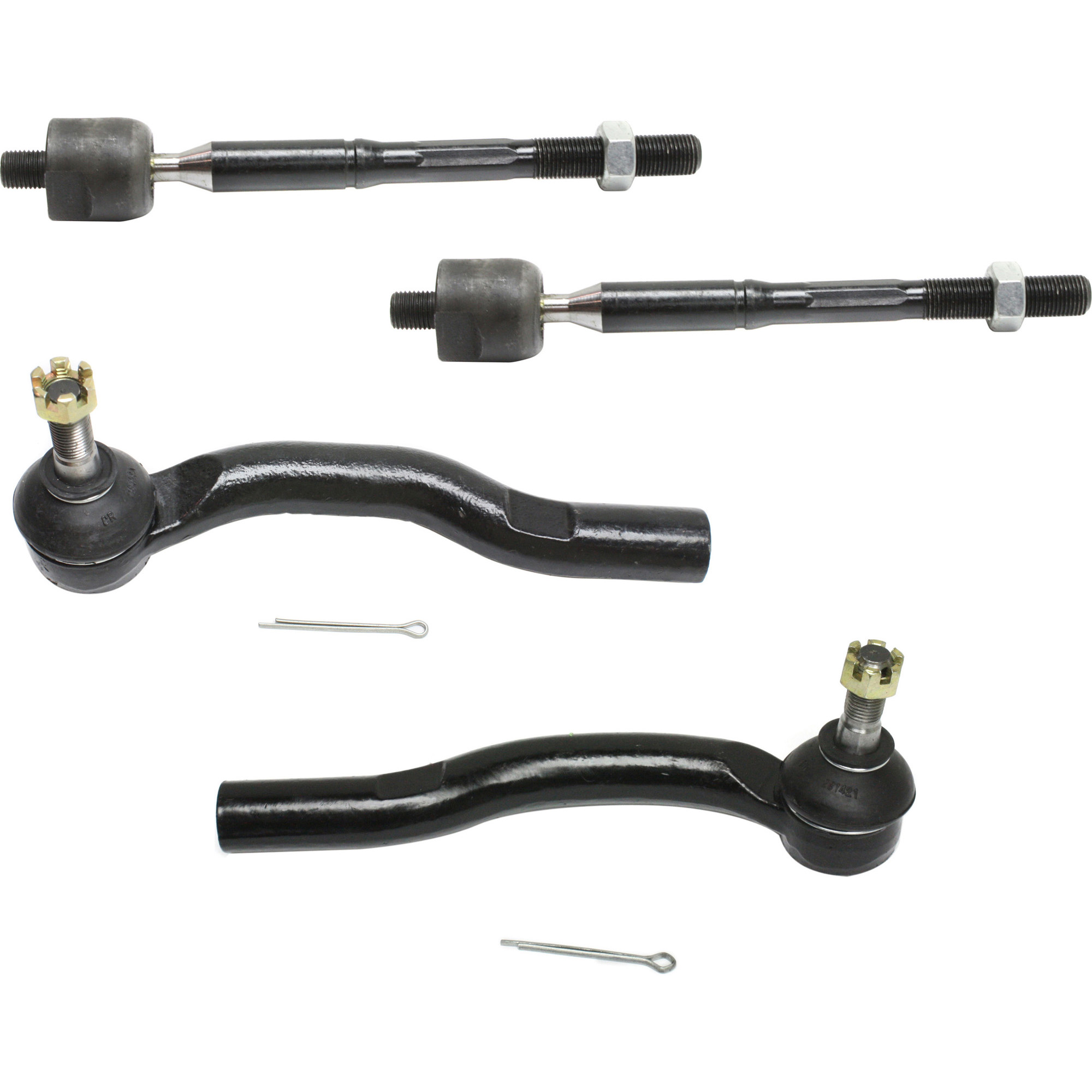 AM HIGHLANDER 01-03 FRONT TIE ROD END RH AND LH Inner and Outer SKU SET REPT282115-4 OEM 1014881-2693231-4011894-454700