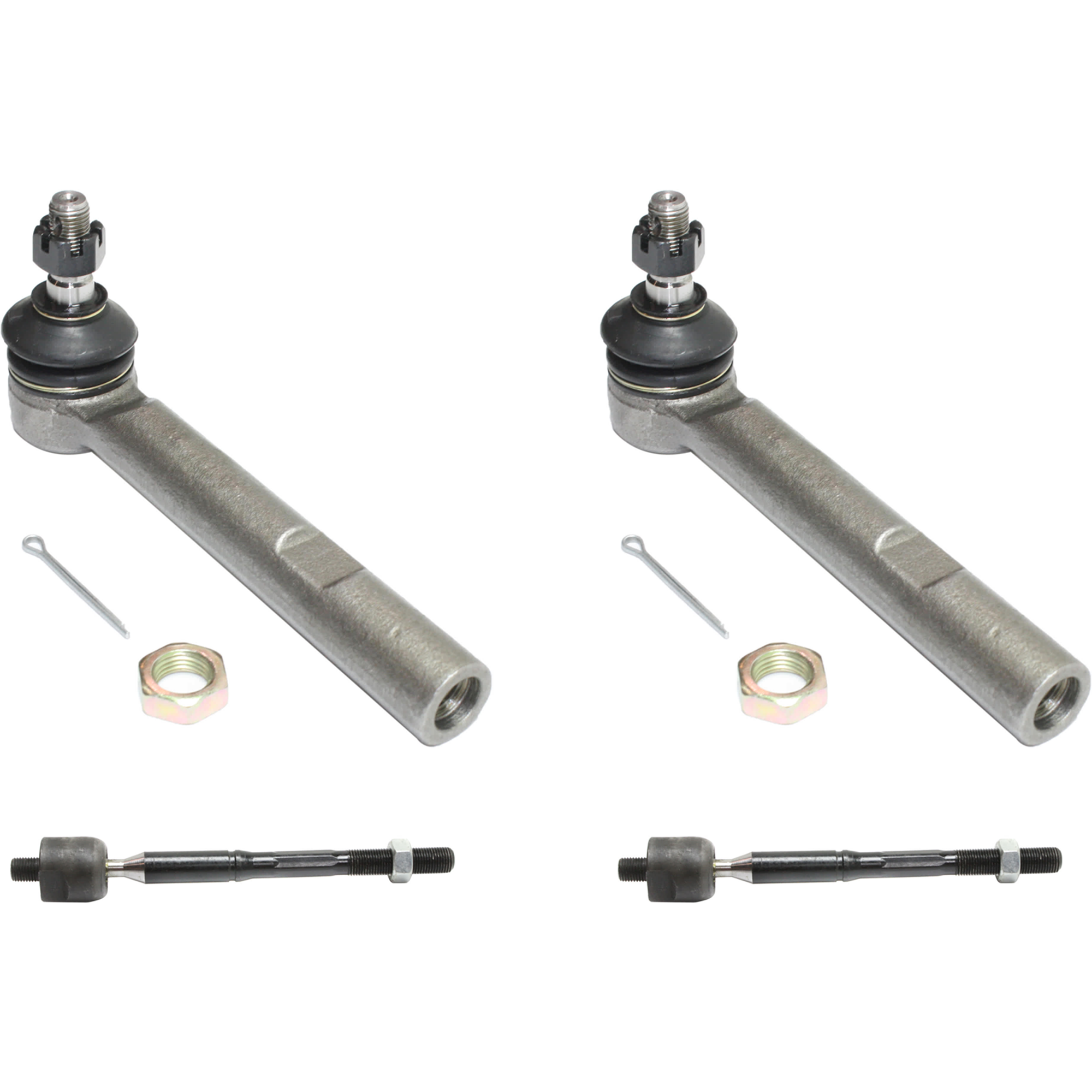 AM HIGHLANDER 03-03 FRONT TIE ROD RH AND LH Inner and Outer SKU SET REPT282115 OEM 4546009060-4550349085