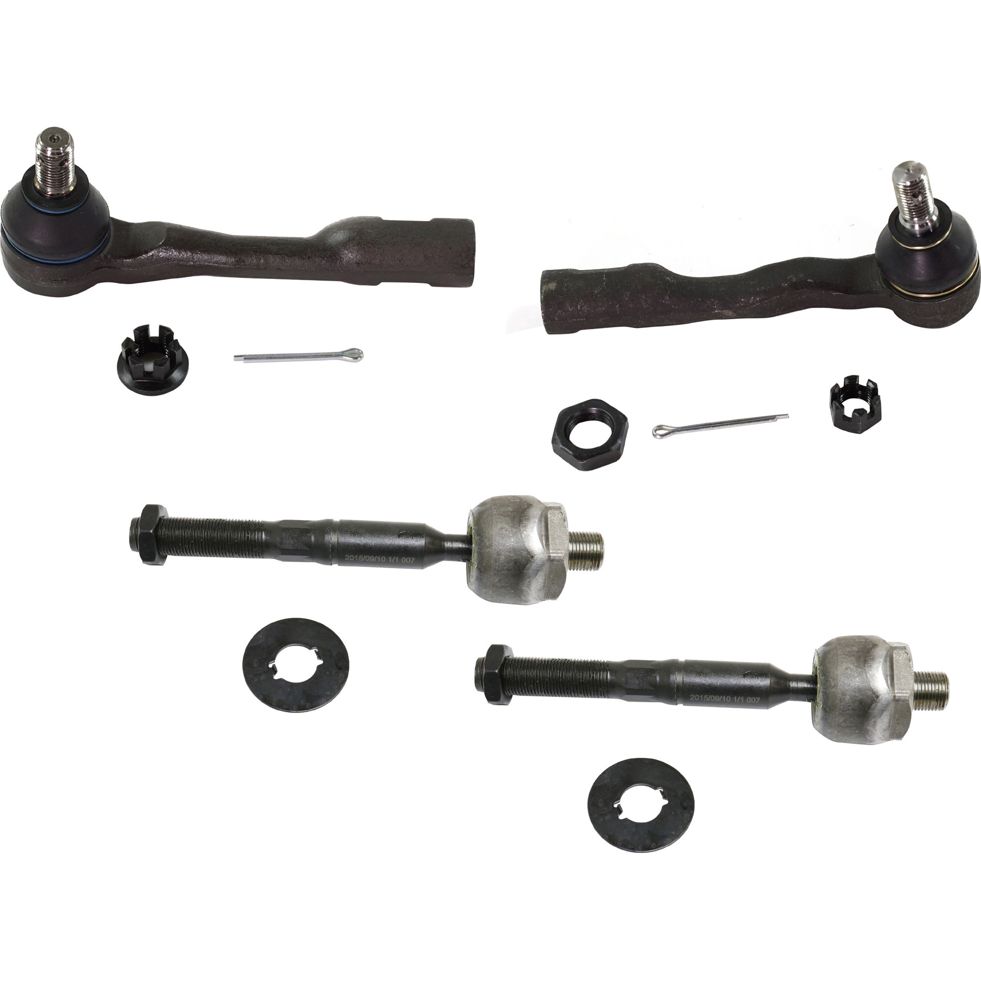 AM TUNDRA 03-06 SEQUOIA 03-07 FRONT TIE ROD END RH AND LH Inner and Outer SKU SET REPT282120-4 OEM 1014841-2693388-4012051-455030