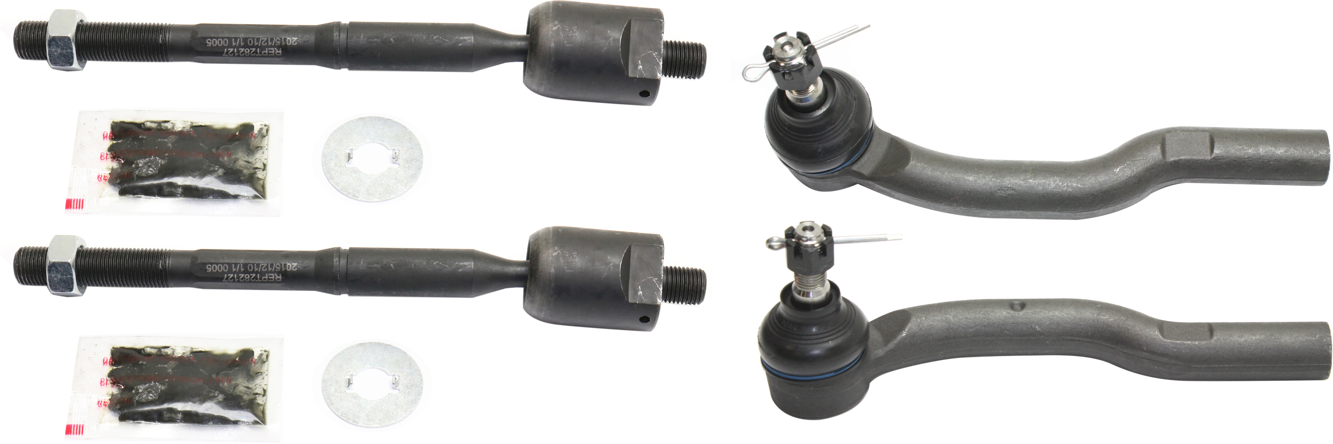 AM SOLARA 04-08 FRONT TIE ROD END RH AND LH Inner and Outer SKU SET REPT282127-4 OEM 1015317-2693360-4012023-454600