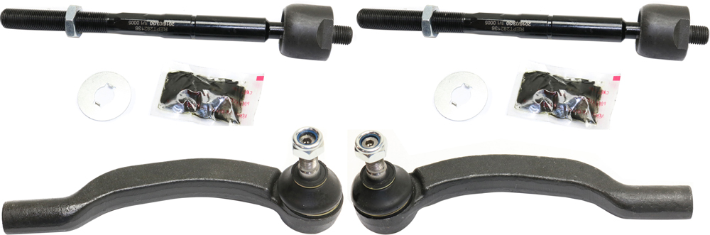 AM SIENNA 04-10 FRONT TIE ROD RH AND LH Inner and Outer Set of 4 SKU SET REPT282136-4 Partslink TO4522102 OEM 1015314-2693408-4012071-454600