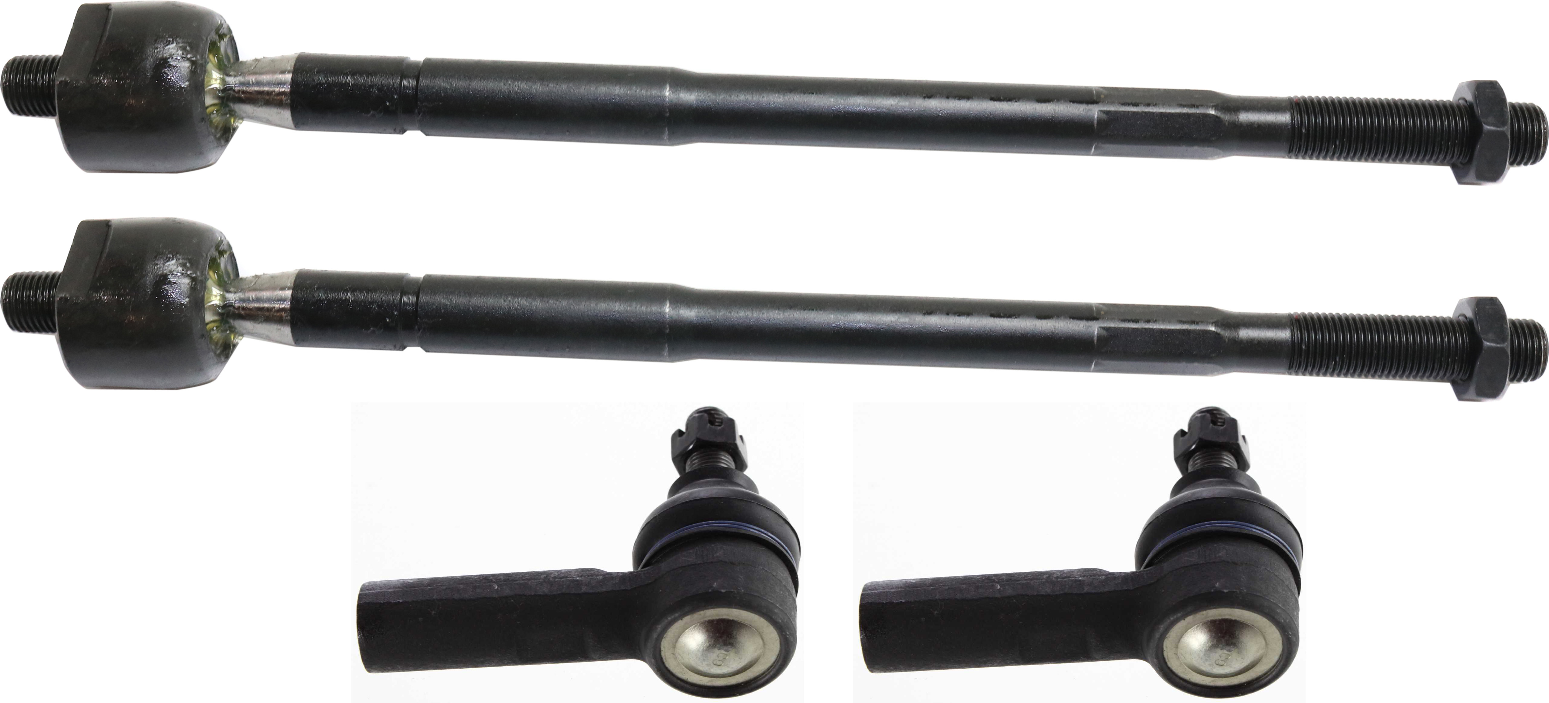 AM COROLLA 93-02 RAV4-96-03 FRONT TIE ROD END RH AND LH Inner and Outer SKU SET REPT282137-4 OEM 356001-1013969-2692693-2692697