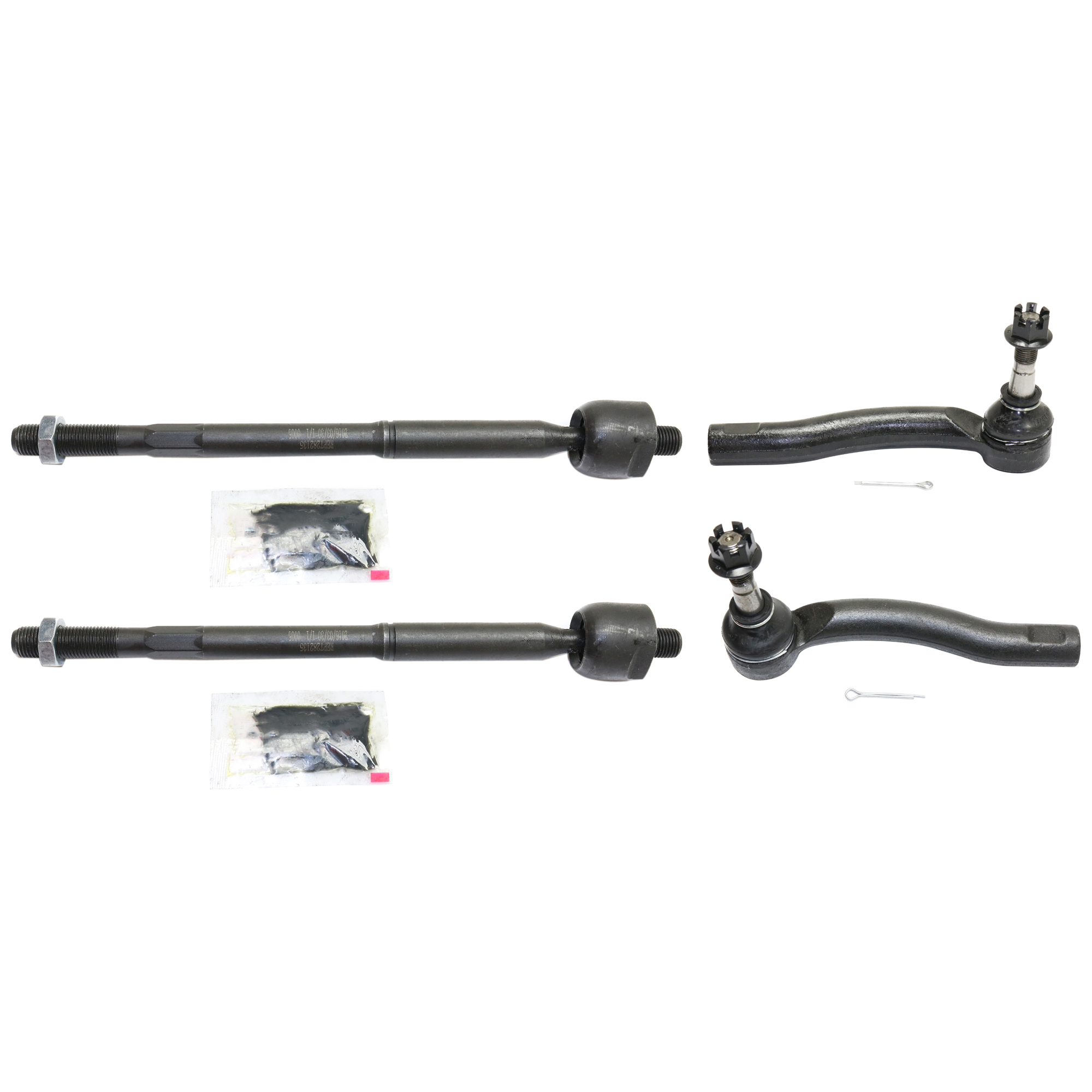 AM PRIUS 04-09 FRONT TIE ROD RH AND LH Inner and Outer Set of 4 SKU SET REPT282139-4 OEM 1015431-2693284-4011947-455034