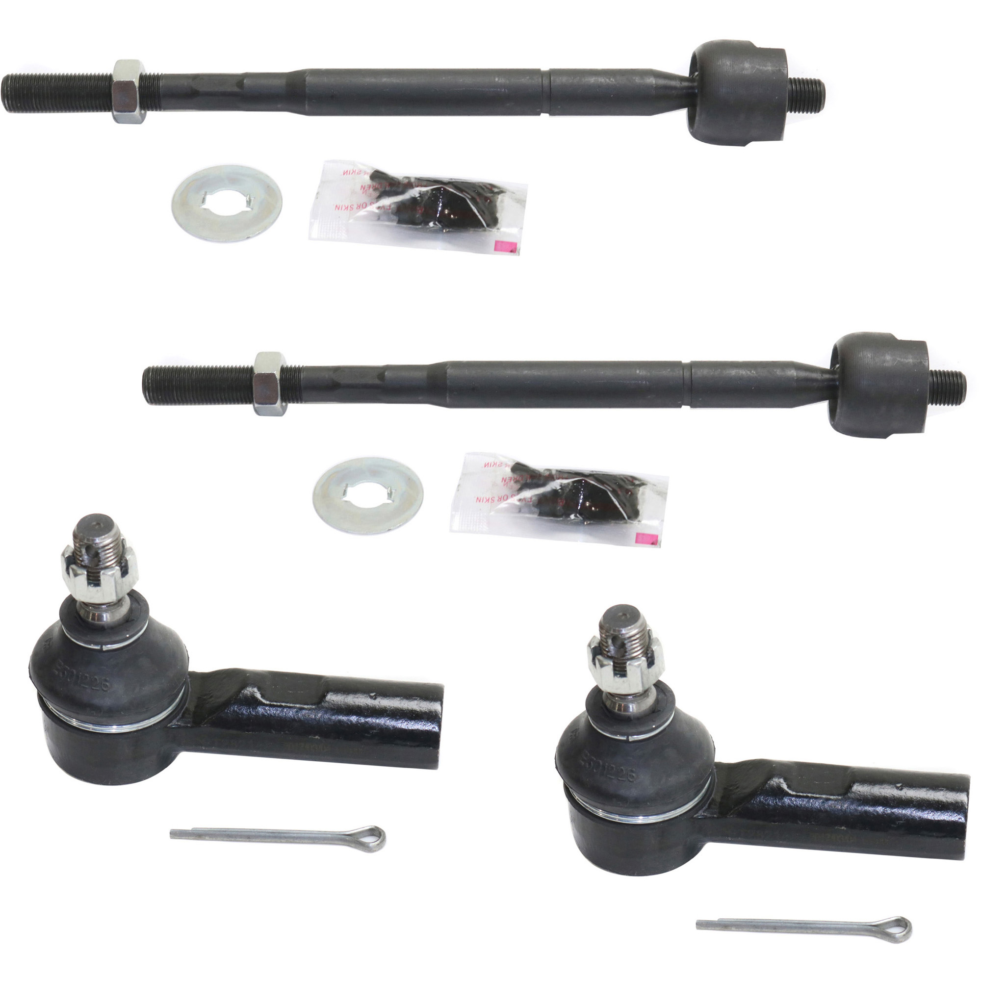 AM TACOMA 05-15 FRONT TIE ROD END RH AND LH Inner and Outer SKU SET REPT282149-4 OEM 4504609330-4550309480