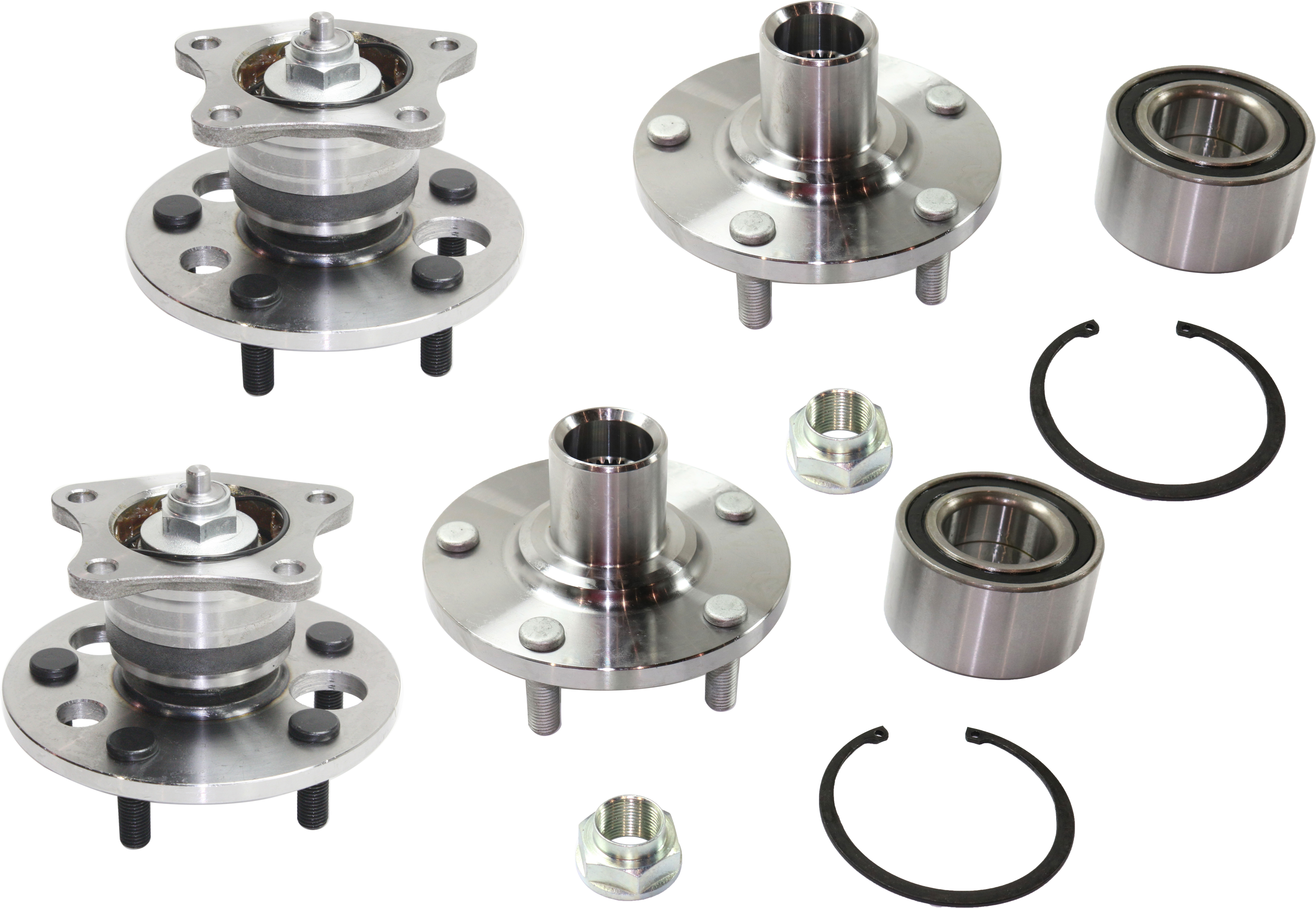 AM AVALON 95-04 CAMRY 92-01 SOLARA 99-03 FRONT AND REAR HUB ASSEMBLY RH AND LH Non ABS SKU SET REPT283703-4 OEM 4241033020-4350206040