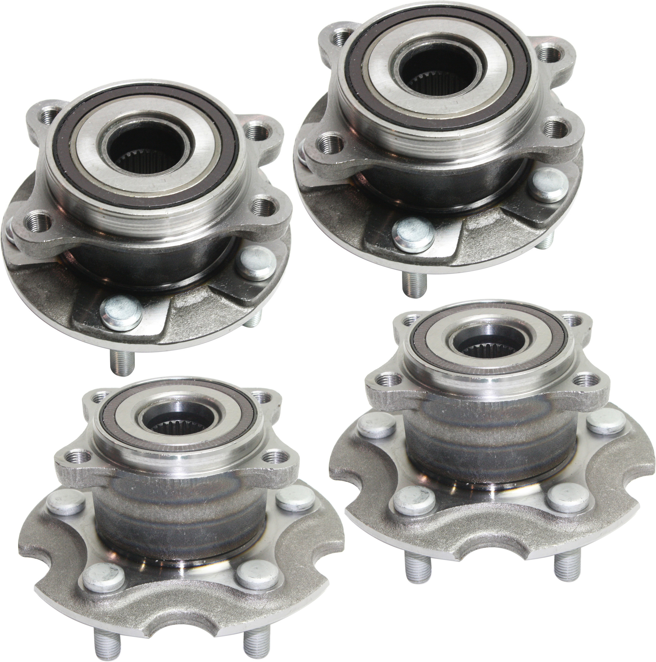 AM RAV4-06-18 FRONT AND REAR HUB ASSEMBLY RH AND LH SKU SET REPT283708-4 OEM 424100R010-435500R020