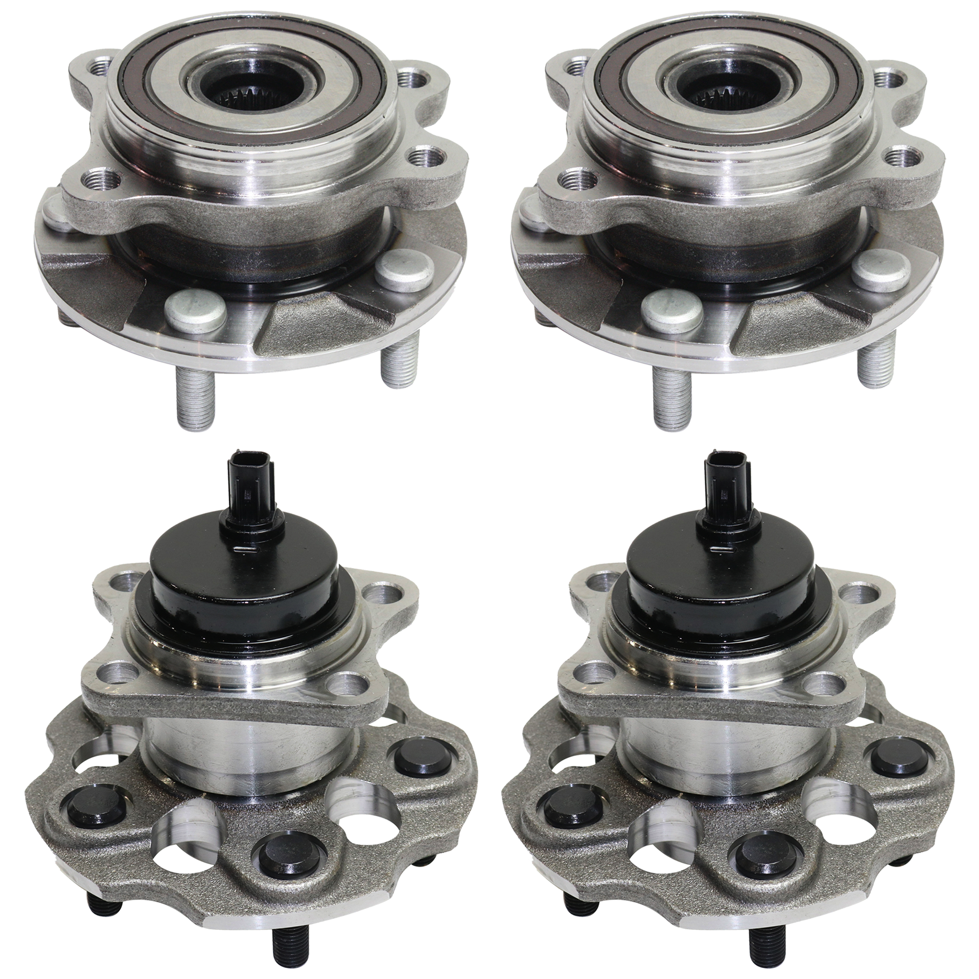 AM PRIUS V 12-17 FRONT AND REAR RH AND LH WHEEL HUB 5 Studs Set of 4 SKU SET REPT283711-4B OEM 435500R010