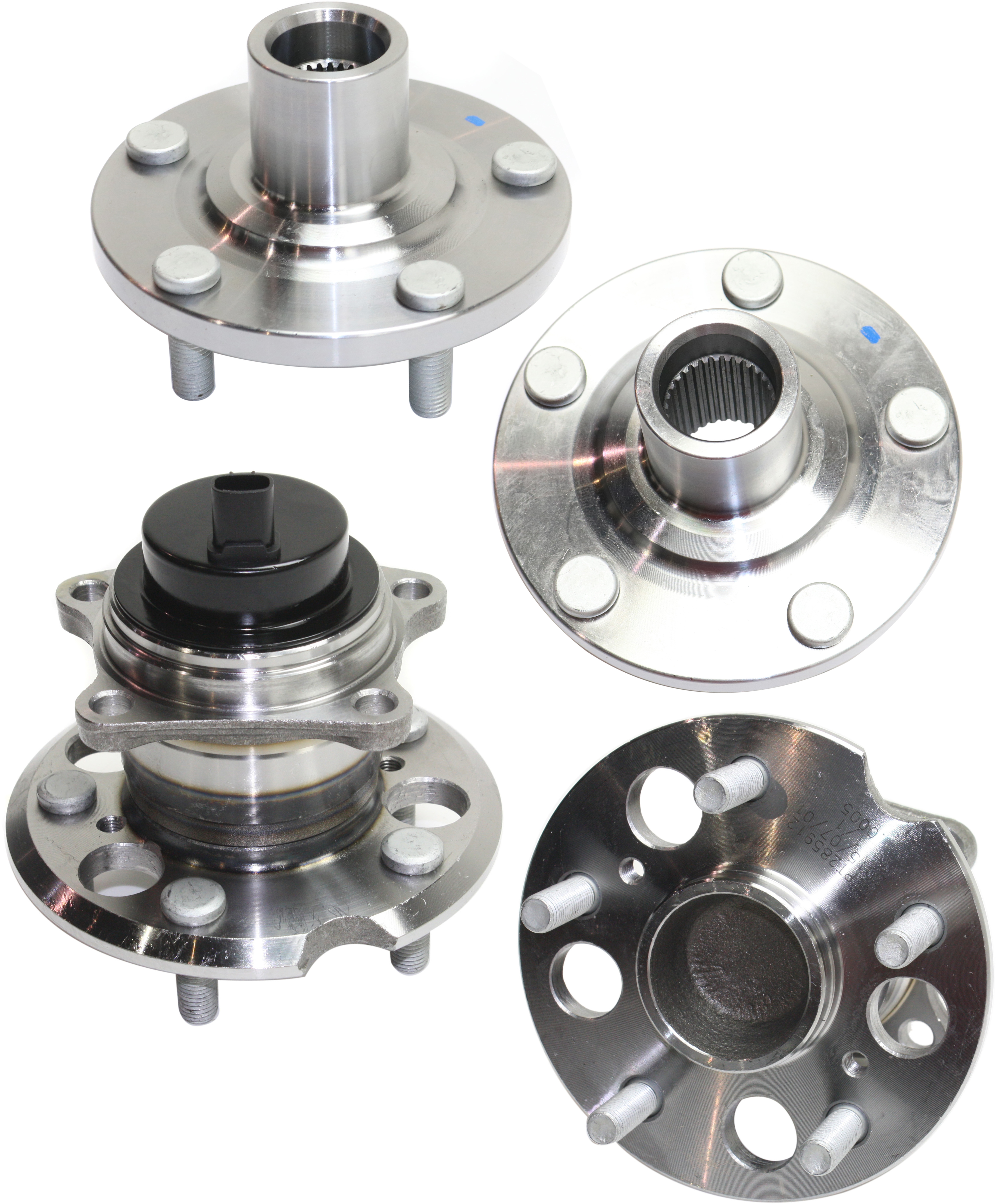 AM SIENNA 04-10 FRONT AND REAR HUB ASSEMBLY RH AND LH FWD SKU SET REPT283713-4 D OEM 4245008020-4350208010-435020E0