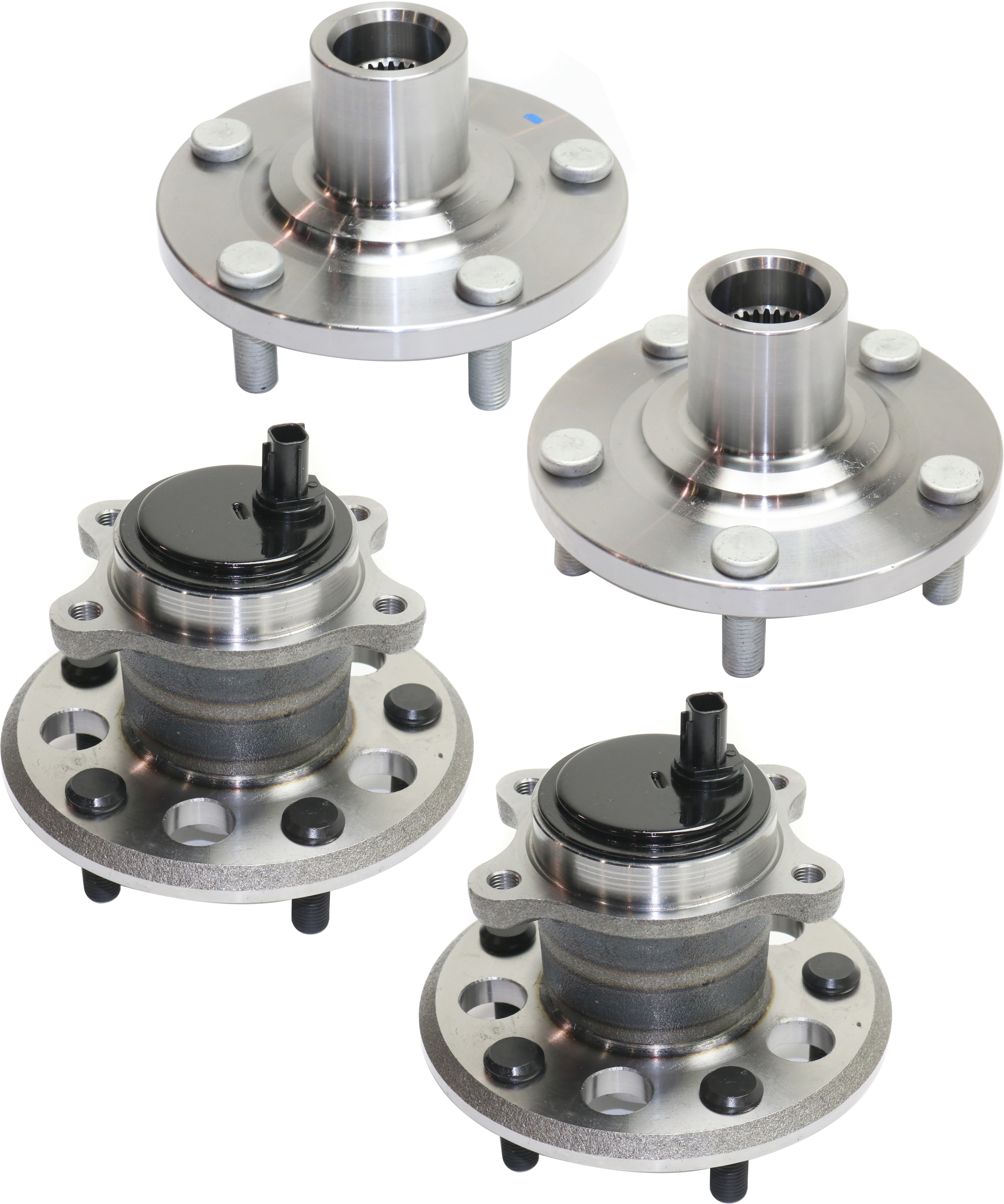 AM AVALON 13-18 CAMRY 12-17 FRONT AND REAR HUB ASSEMBLY RH AND LH 5 Lugs SKU SET REPT283713-4 E OEM 4246006070-4246033030-43502080