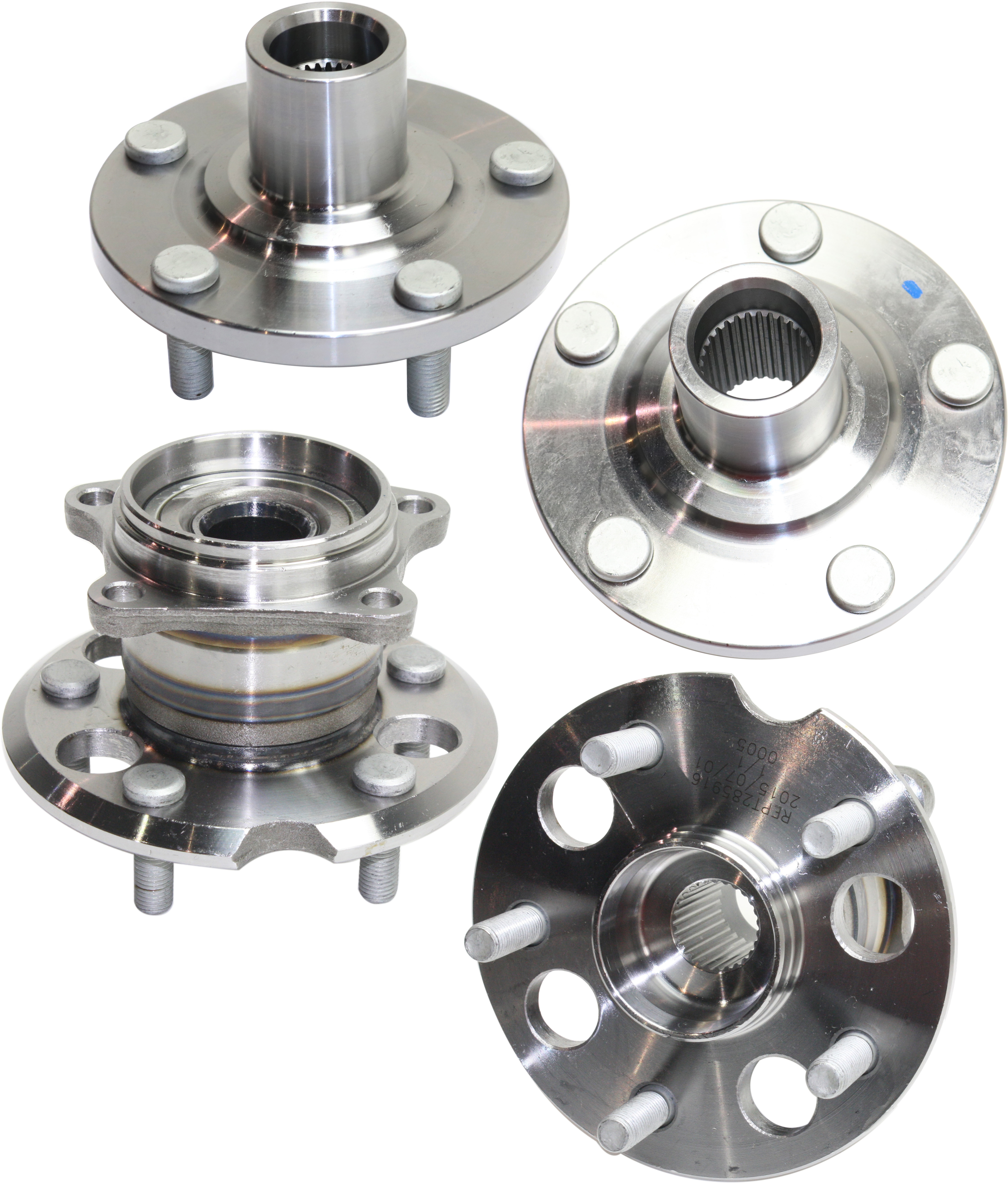 AM SIENNA 04-10 FRONT AND REAR HUB ASSEMBLY RH AND LH AWD SKU SET REPT283713-4 F OEM 4350208010-435020E030-43502AA0