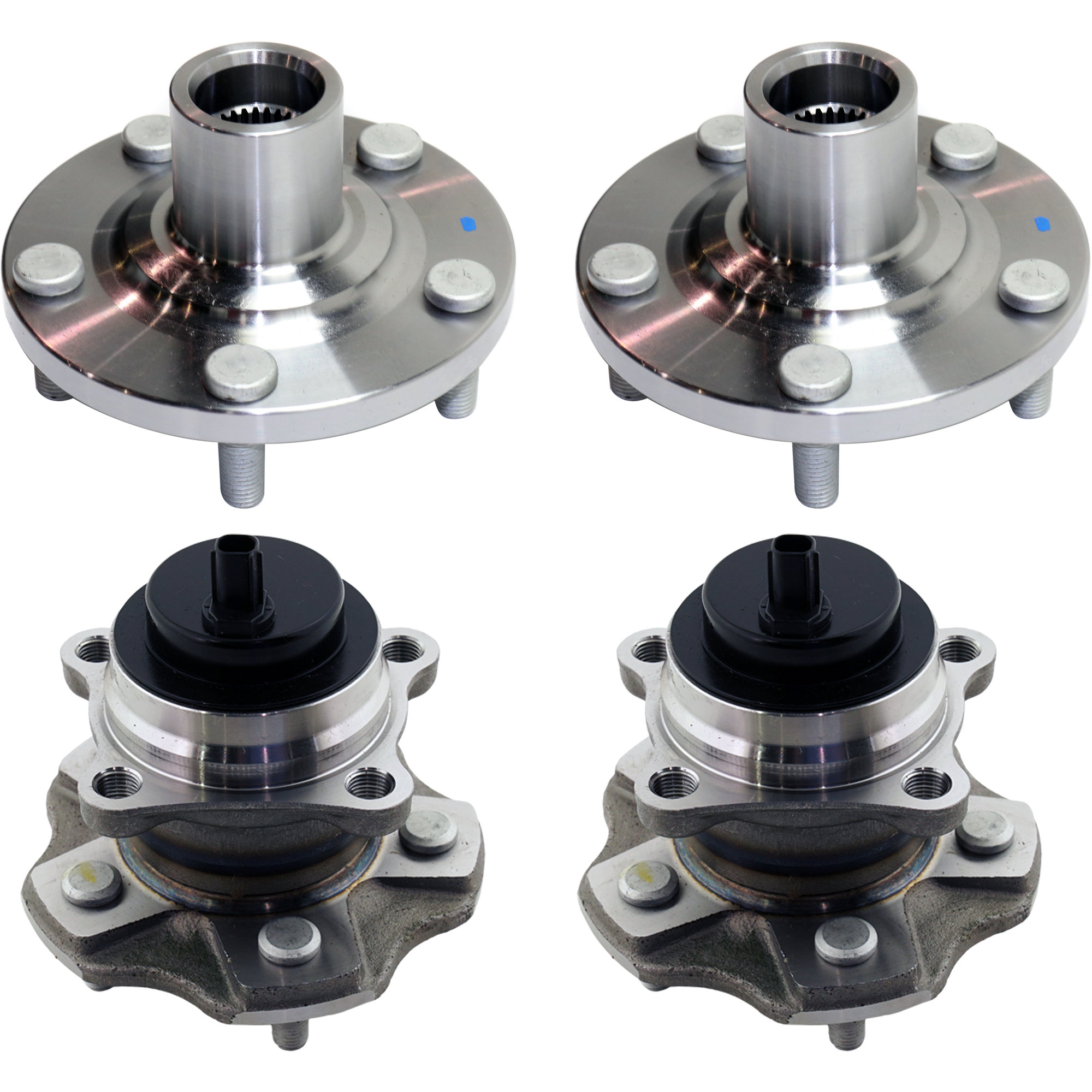 AM RX350 RX450H 10-15 REAR HUB ASSEMBLY RH AND LH Set of 4-5 Lugs 5 x 4.5 in. Bolt Pattern Front Wheel Drive SKU SET REPT283713-4 H OEM 4350208010-435020E030-43502AA0