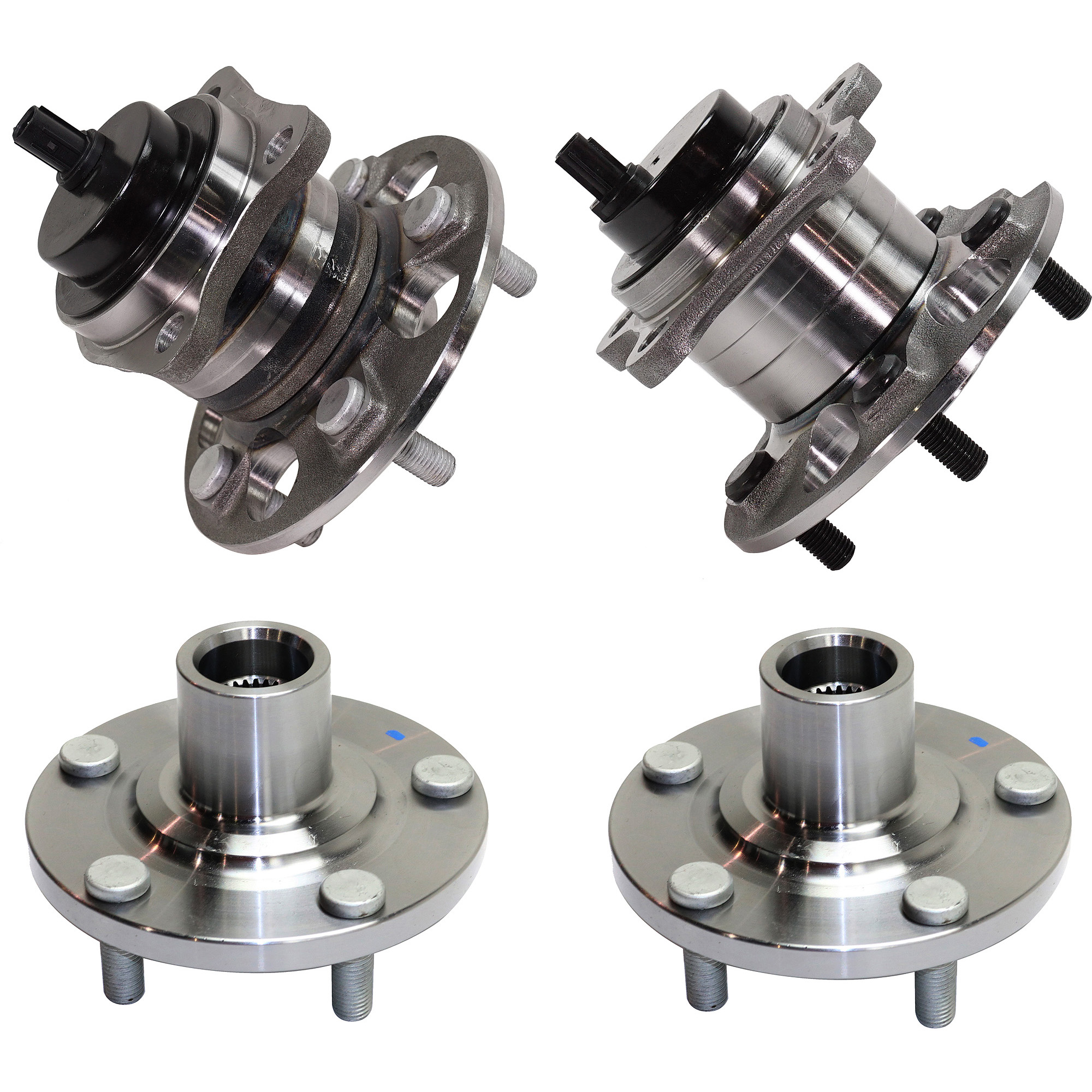 AM HIGHLANDER 08-10 FRONT AND REAR HUB ASSEMBLY RH AND LH 5 Lugs Front Wheel Drive SKU SET REPT283713-4 I OEM 4350208010-435020E030-43502AA0
