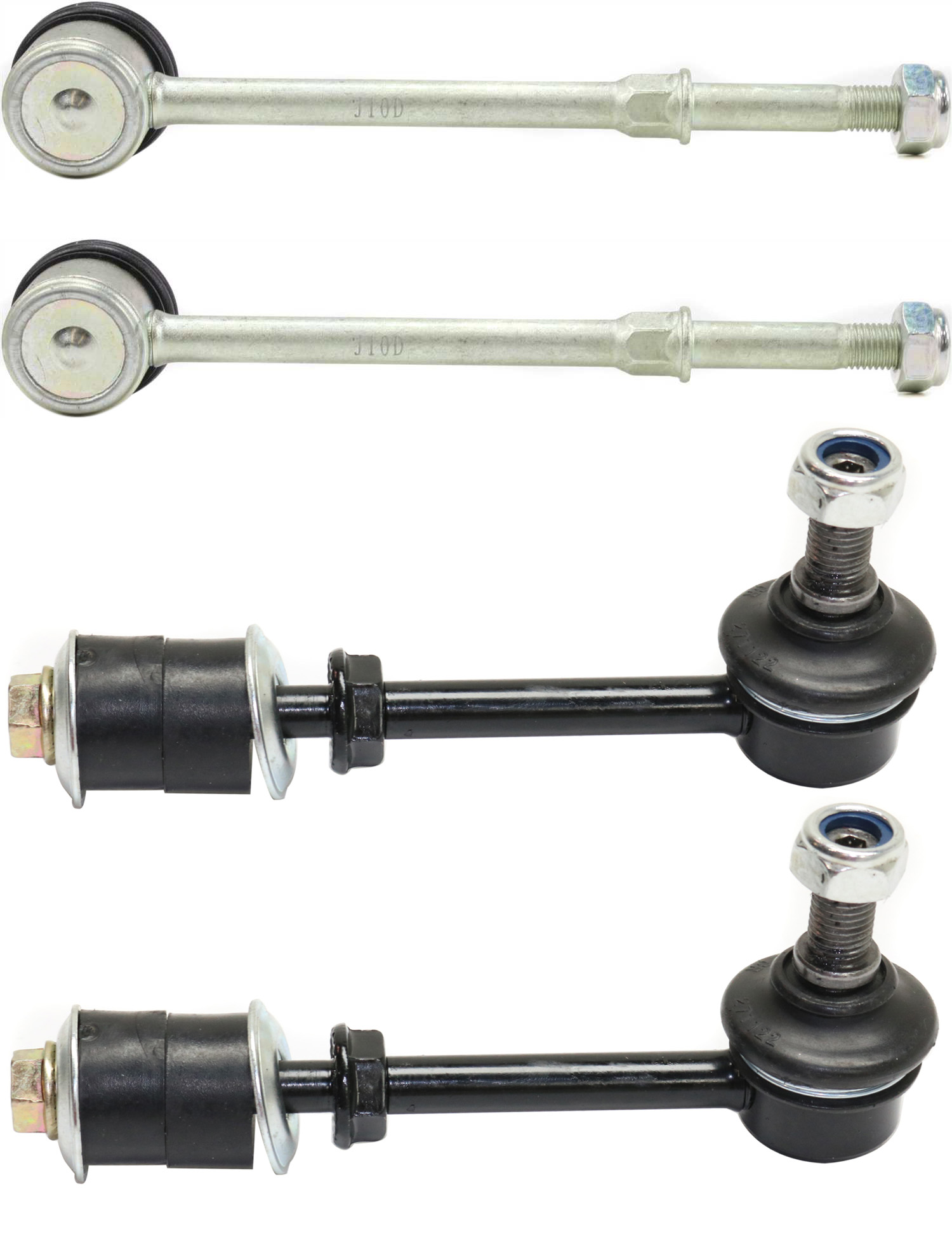 AM 4RUNNER 96-02 FRONT AND REAR SWAY BAR LINK RH AND LH SKU SET REPT283902-4 OEM 18393-1014909-2651662-5451453