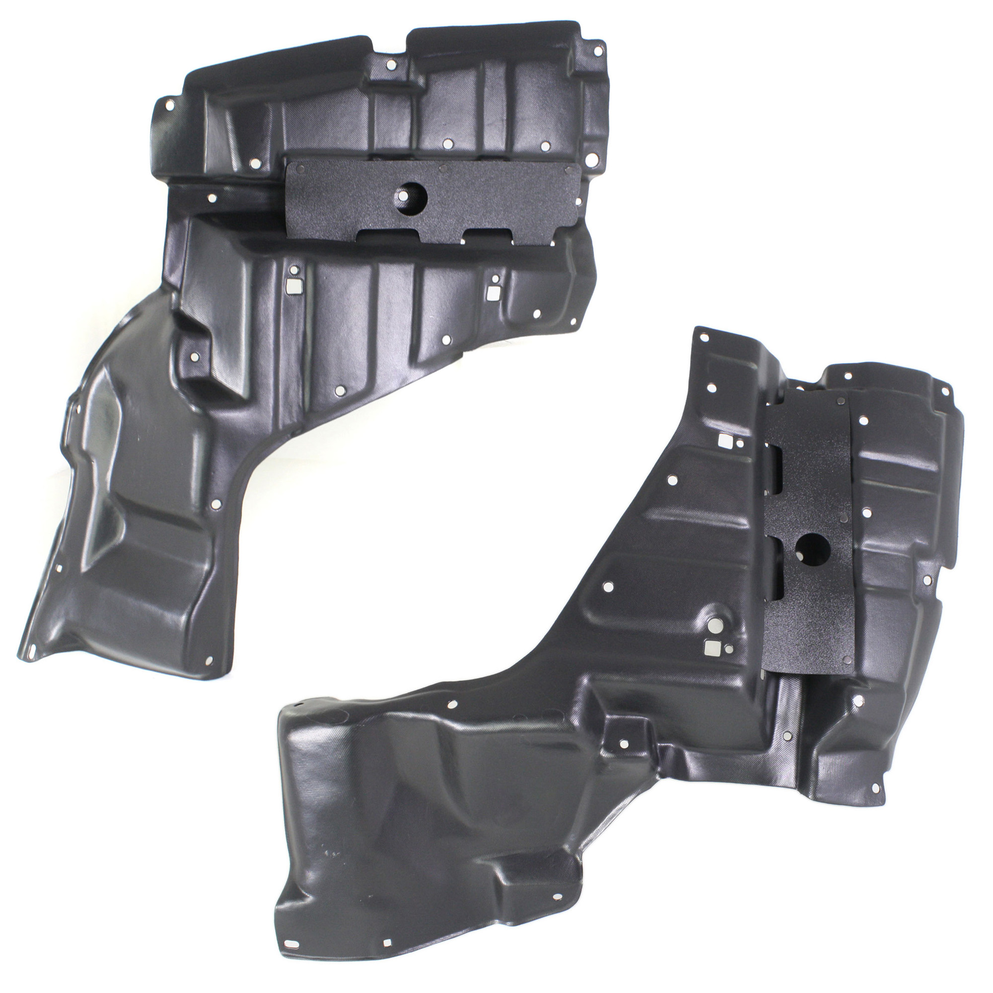 AM PRIUS 04-09 ENGINE SPLASH SHIELD RH AND LH Under Cover SKU SET REPT310115 Partslink TO1228128 TO1228129 OEM 5140847012-5140947012