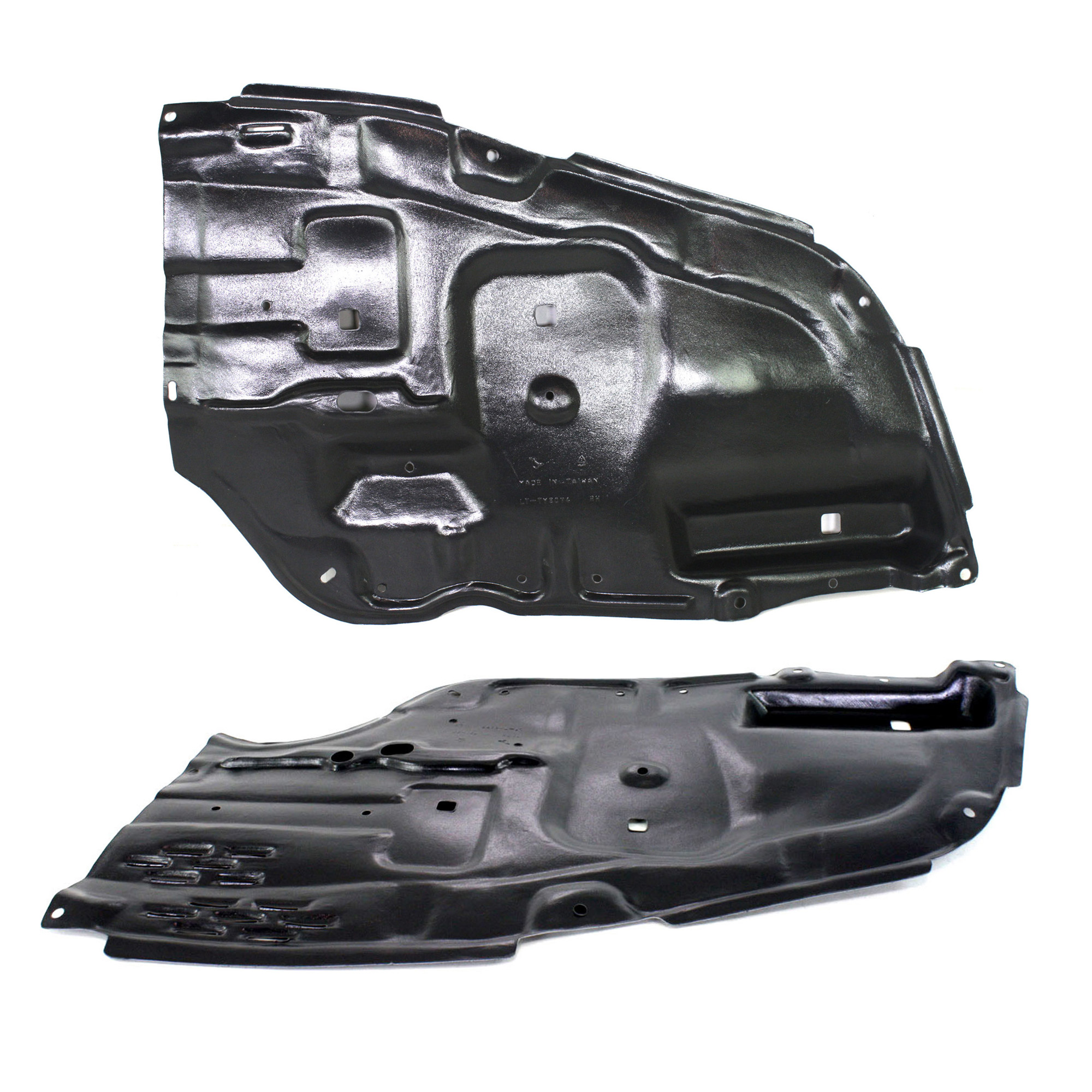 AM AVALON 05-10 ENGINE SPLASH SHIELD RH AND LH Under Cover SKU SET REPT310117 Partslink TO1228130 TO1228131 OEM 5144107011-5144207010
