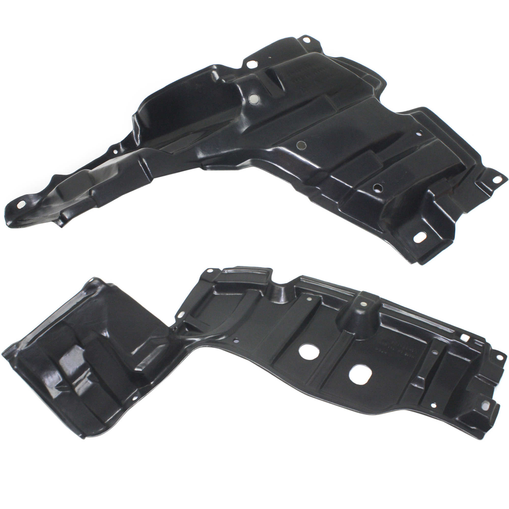 AM YARIS 14-19 ENGINE SPLASH SHIELD RH AND LH Under Cover Hatchback France Built Vehicle SKU SET REPT310151 Partslink TO1228193 TO1228194 TO1228250 OEM 514410D230-514410D231-514420D1