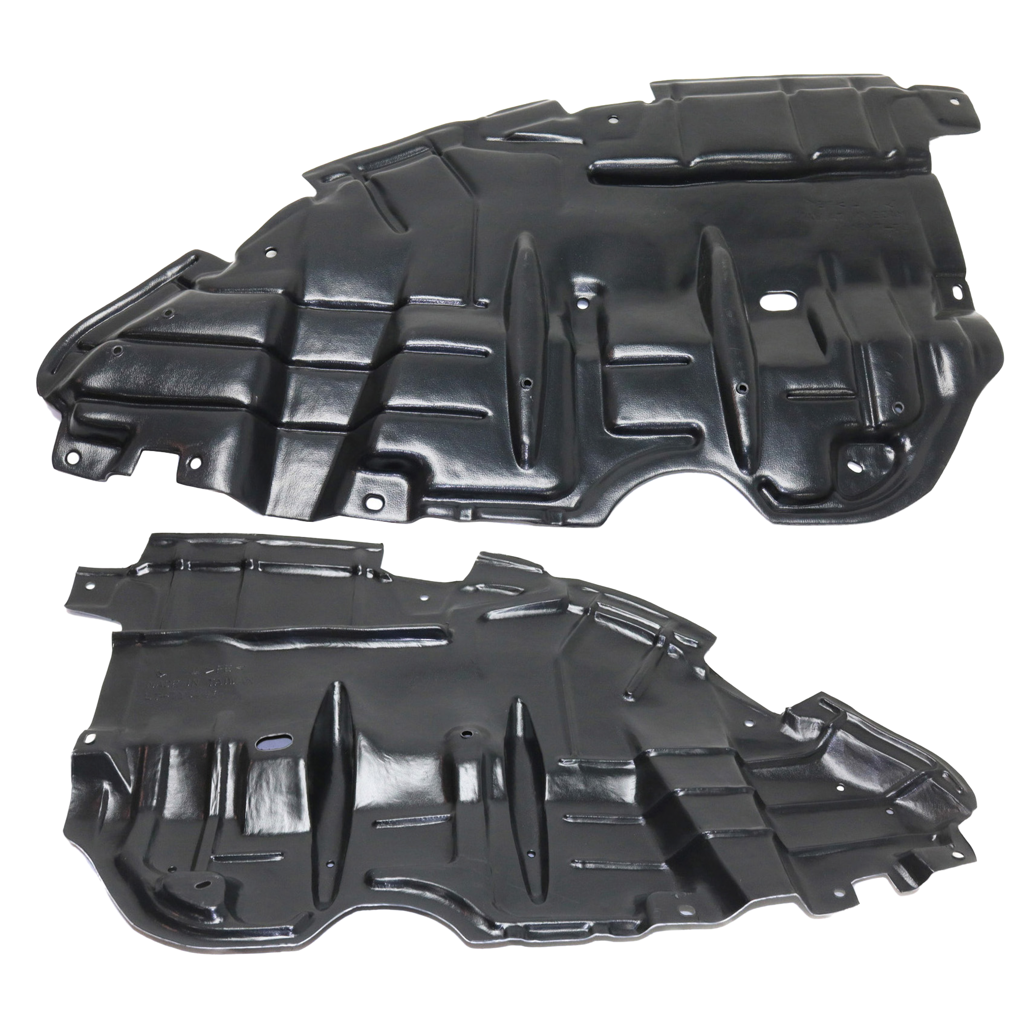 AM CAMRY 15-17 ENGINE SPLASH SHIELD RH AND LH Under Cover SKU SET REPT310165 Partslink TO1228204 TO1228205 OEM 5144106220-5144206210