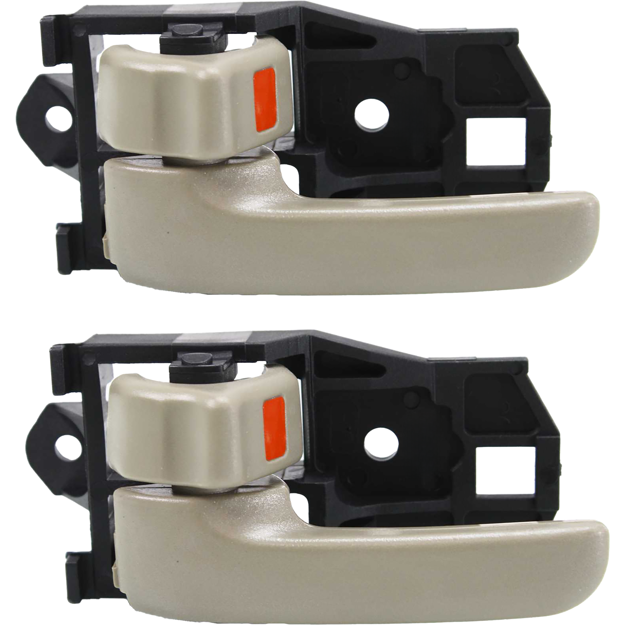 AM CAMRY 97-01 SIENNA 98-03 FRONT DOOR HANDLE LH Inside Set of 2 Beige w o Case Japan USA Built =REAR SKU SET REPT462104-2 OEM 6920630120A0